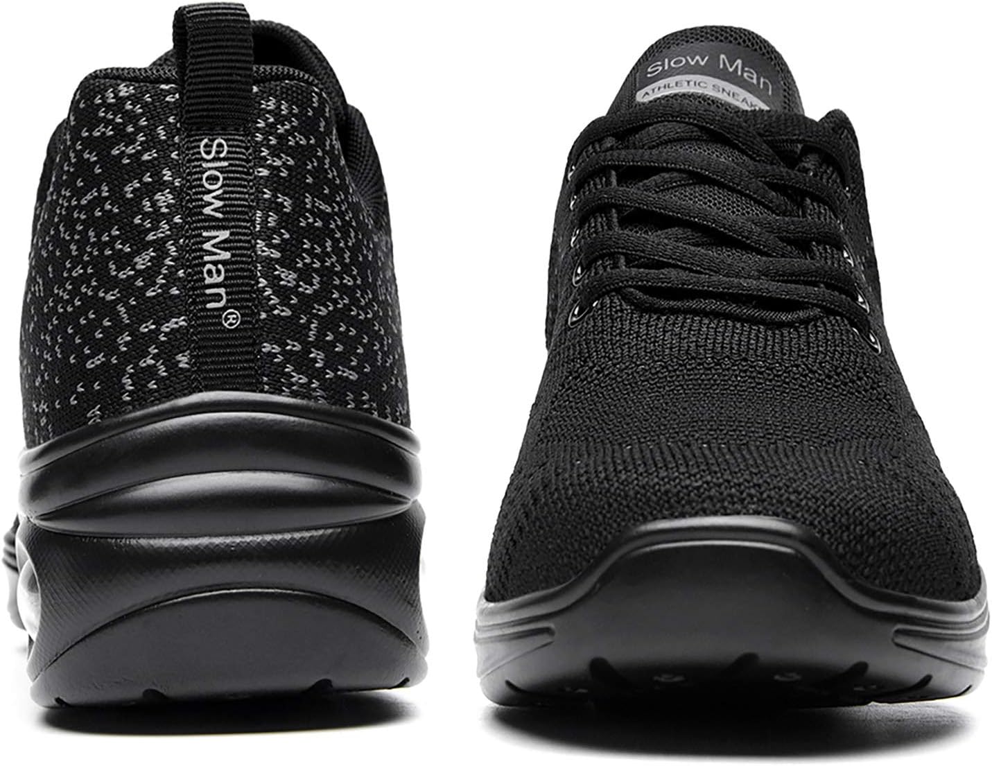 Women's Jazz Shoes Lace-up Sneakers - Breathable Air Cushion Lady Split Sole Athletic Walking Dance Shoes Platform - Image 3