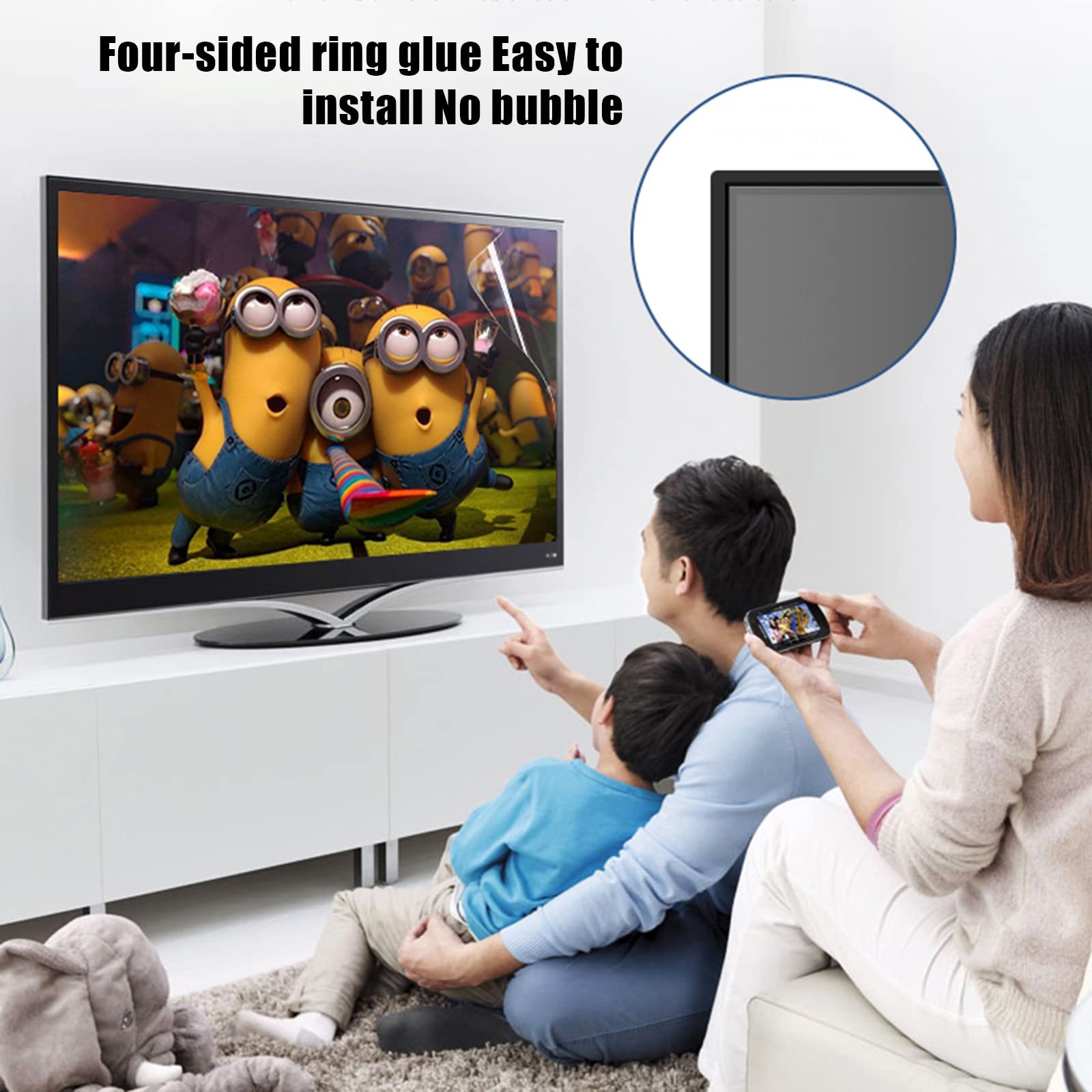 Ochrona ekranu przed niebieskim światłem, matowa folia antyodblaskowa sprawia, że światło miękkie łagodzi zmęczenie oczu dla ostrych, Sony, Samsunga, Hisense, LG, 46" (1017 * 570)