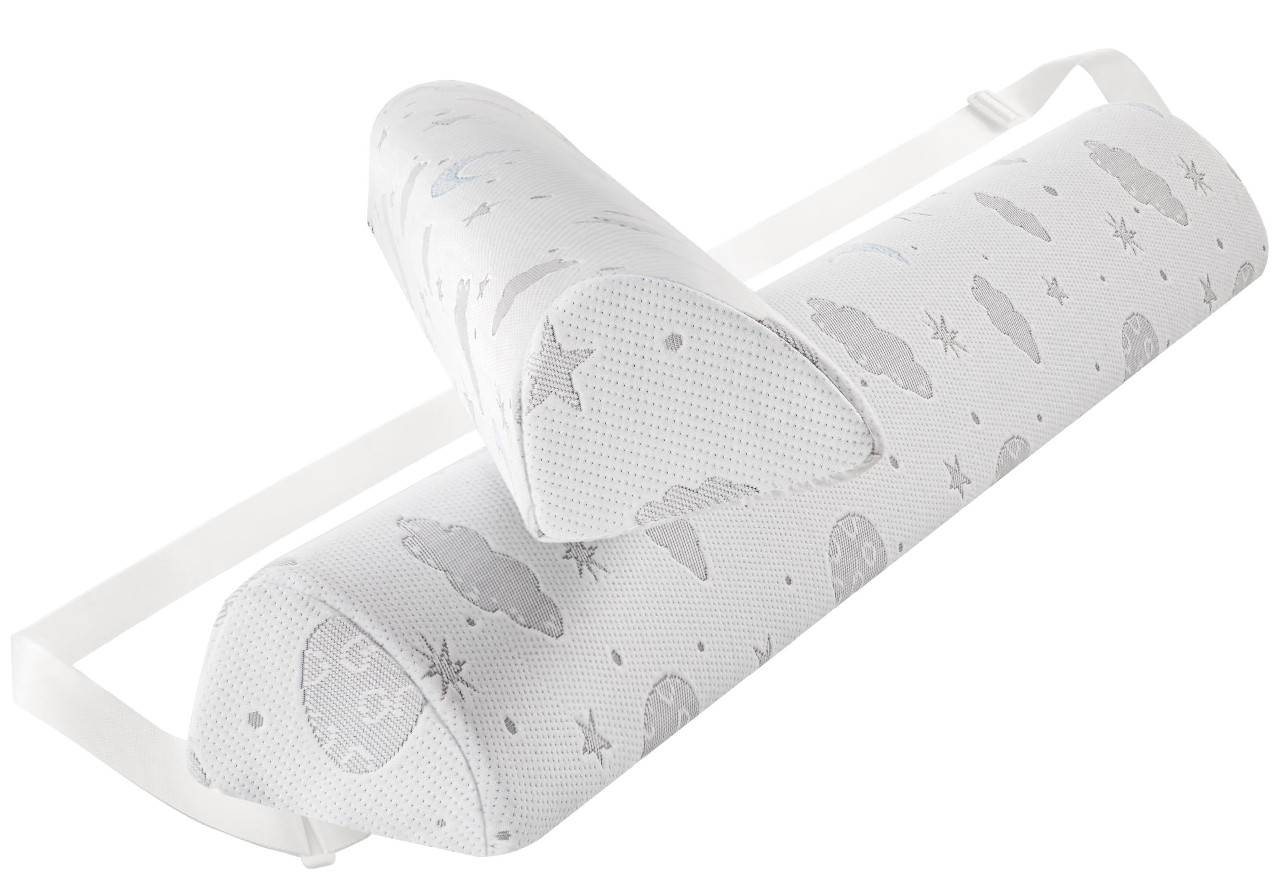 Barrera de Cama para Niños - Protector de Espuma con Correas Ajustables y Antideslizante, Funda Transpirable, Impermeable y Lavable, Barandilla de Seguridad para Niños y Ancianos — view 11