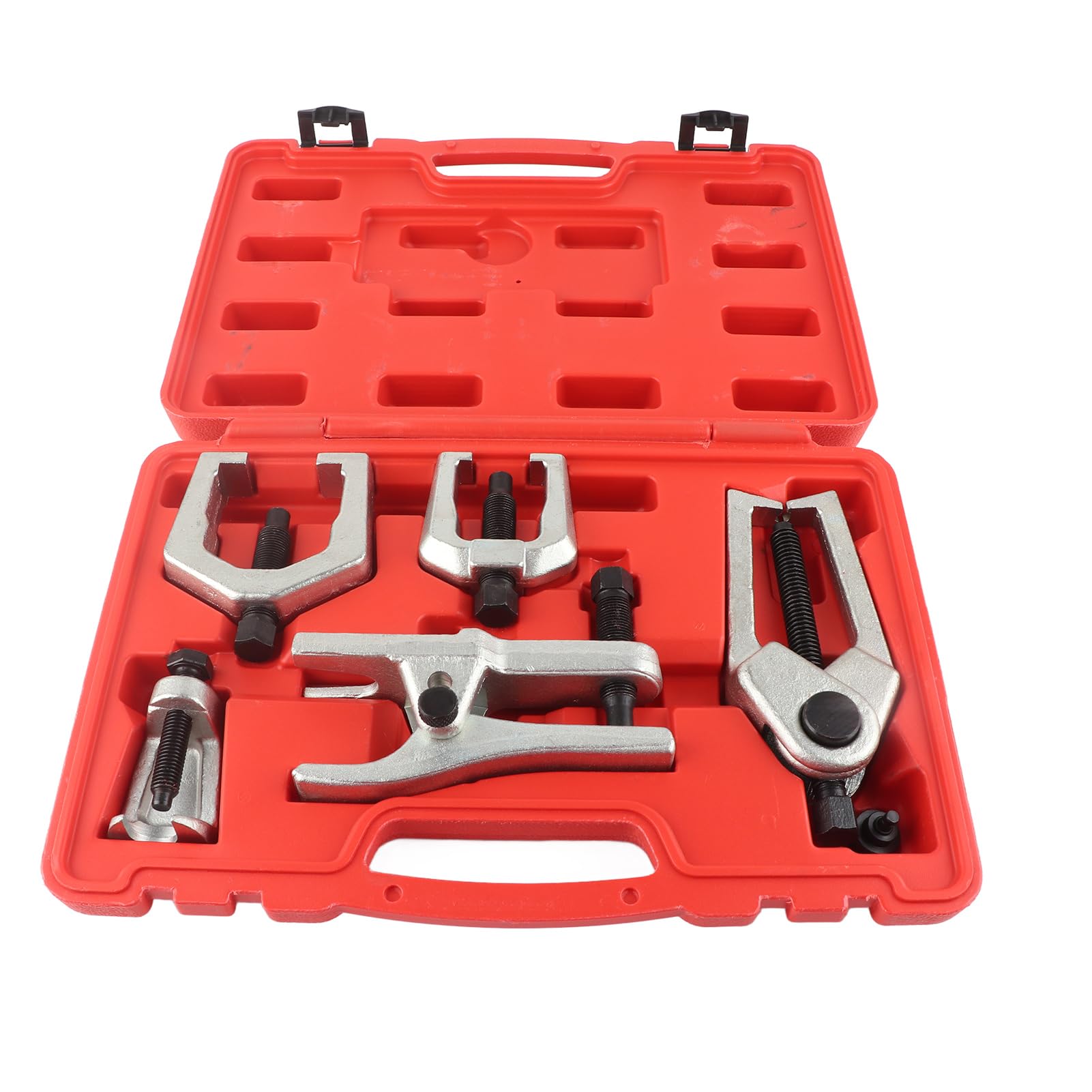 Kit di Servizio Sospensione Anteriore da 5 Pezzi, Set di Estrattori per Giunti Sferici in Acciaio, Facile da Usare per Meccanici e Riparazioni Auto Fai-da-te