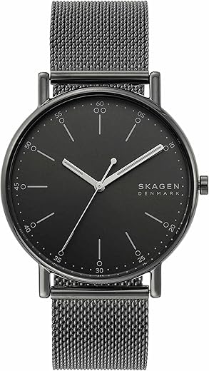 Skagen Stainless Steel Analog Grey Dial Men Watch-Skw6577, Gray Band