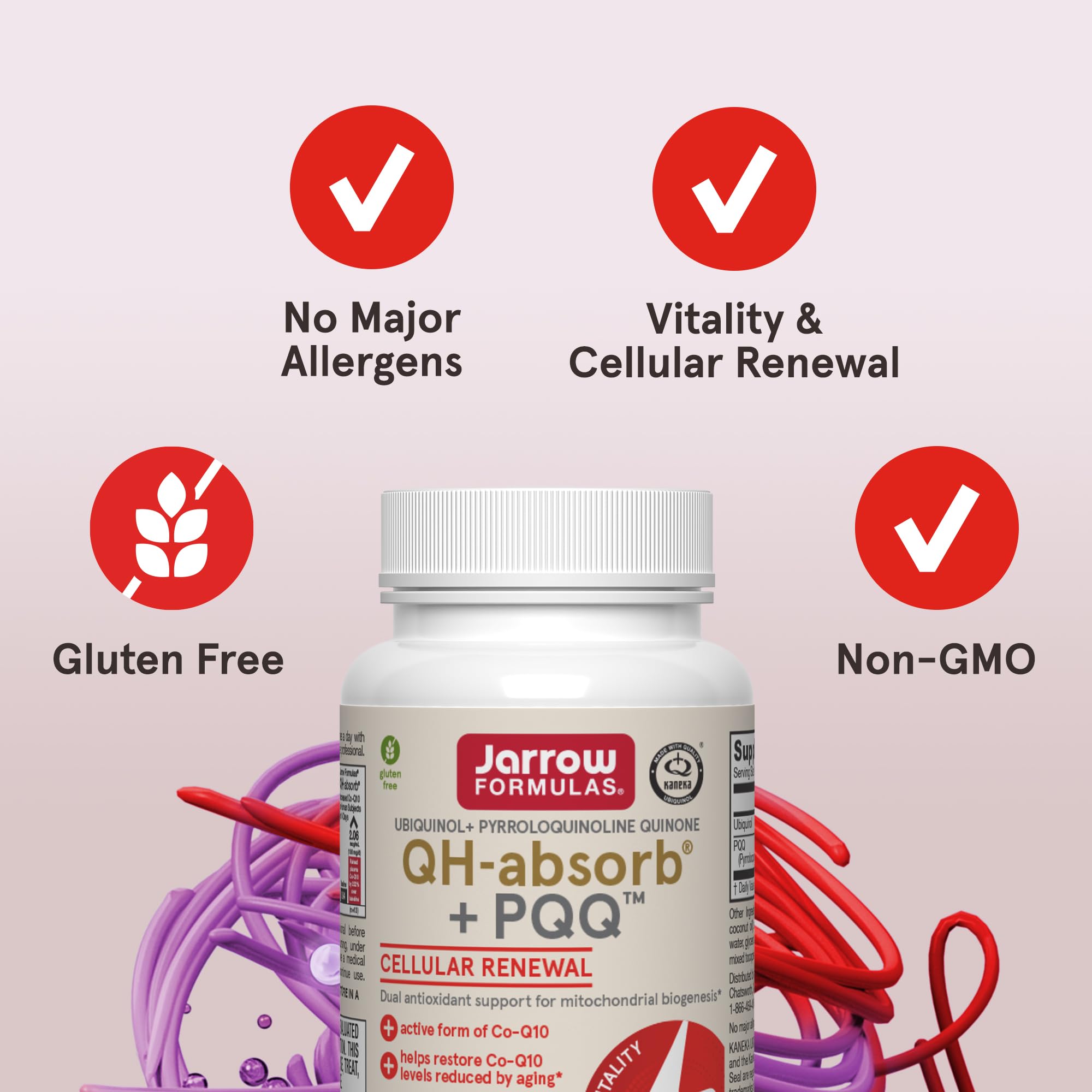 Jarrow QH-Absorb + PQQ, CO Q10 Supplement, 30 Softgels — Amazon image 4