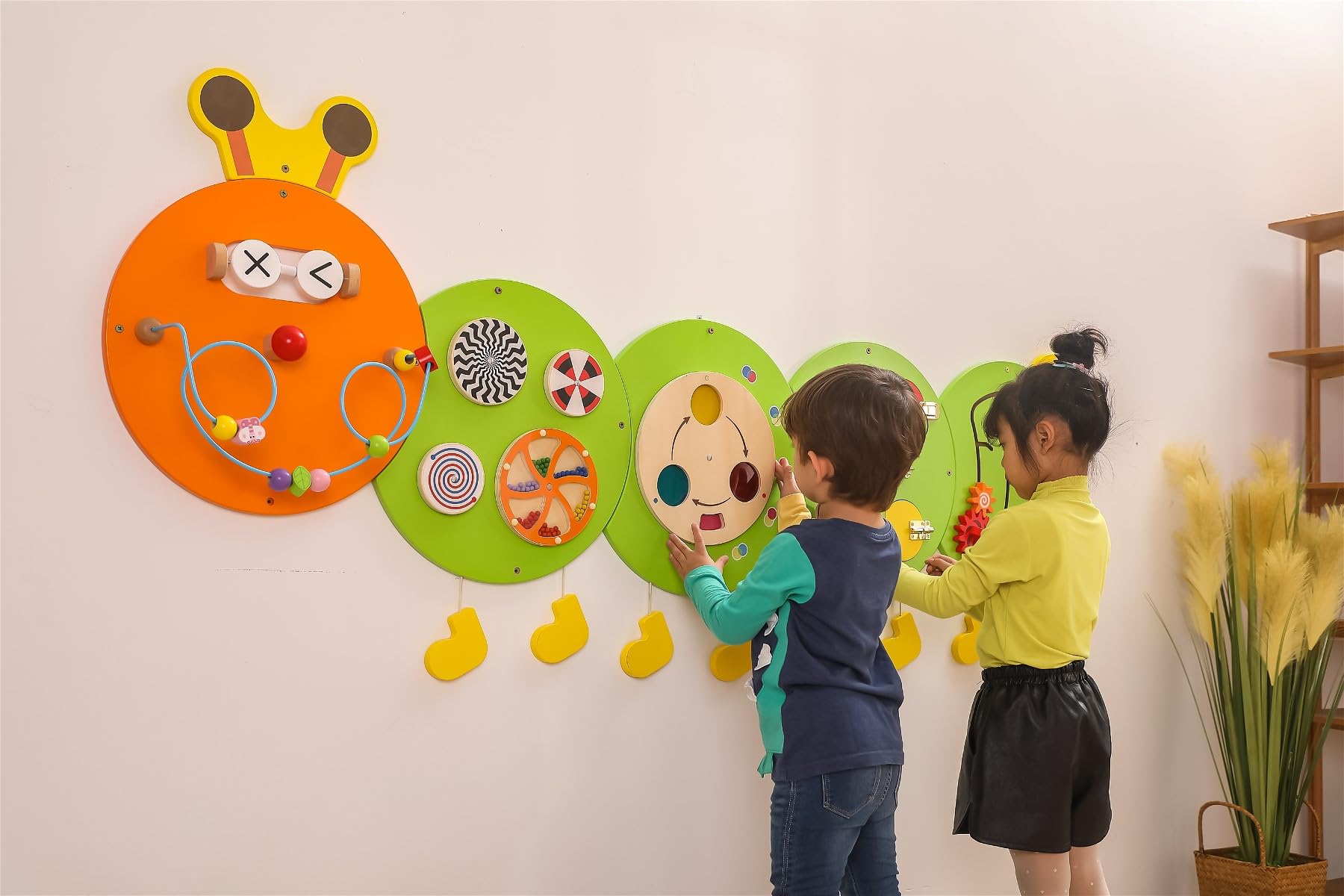 Viga Toys Wall Toy Caterpillar - Figura Decorativa de Pared (44557)