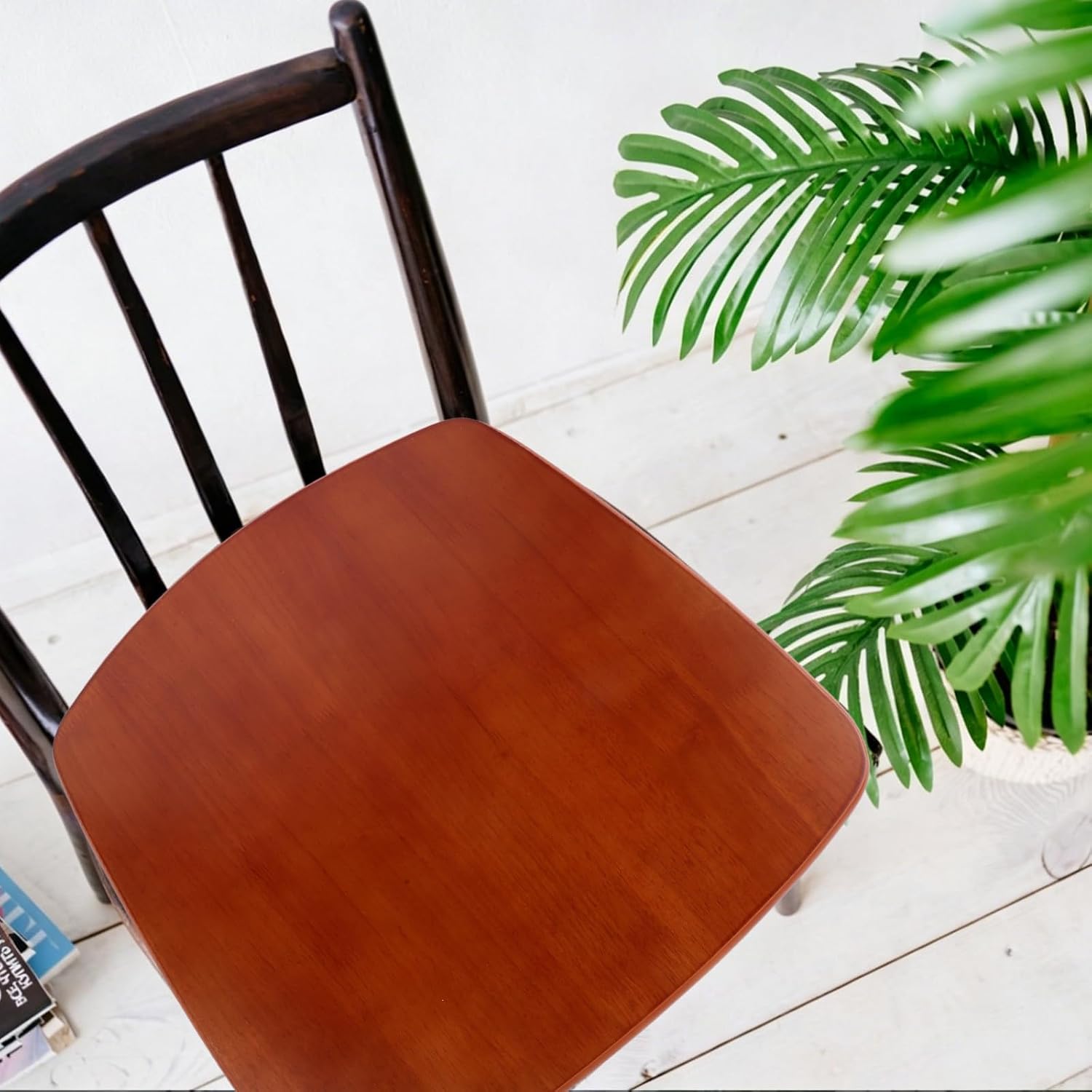 Dining Chair Seat Replacement: Square Seat Pad for Wooden Stool Repair - Easy to Clean - Bar Stool Seating Top Part for Home Gatherings Event & Party Use 16.93in Front 14.37in Back
