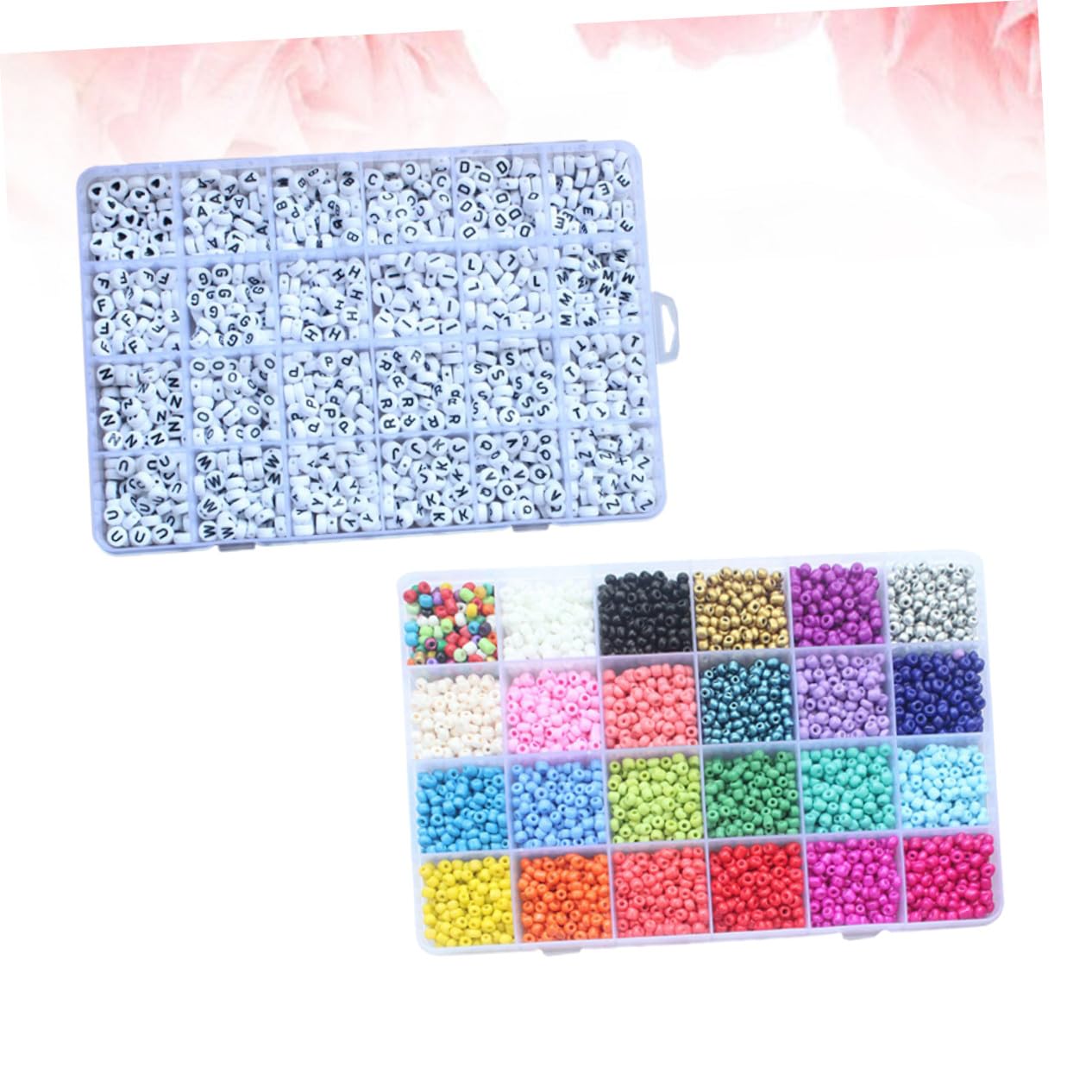 Set Perline Irregolari Acriliche DIY 4000 Pezzi 4 Mm