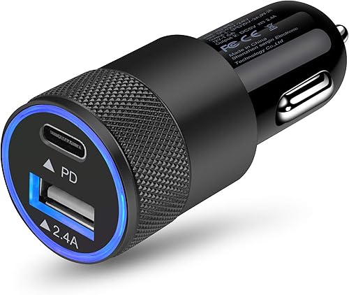 Adaptador de cargador de coche de carga rápida para iPhone 14 13 12 11 Samsung adaptador automático para Samsung Galaxy S10 S20 A12 A50 A54 A53 A13