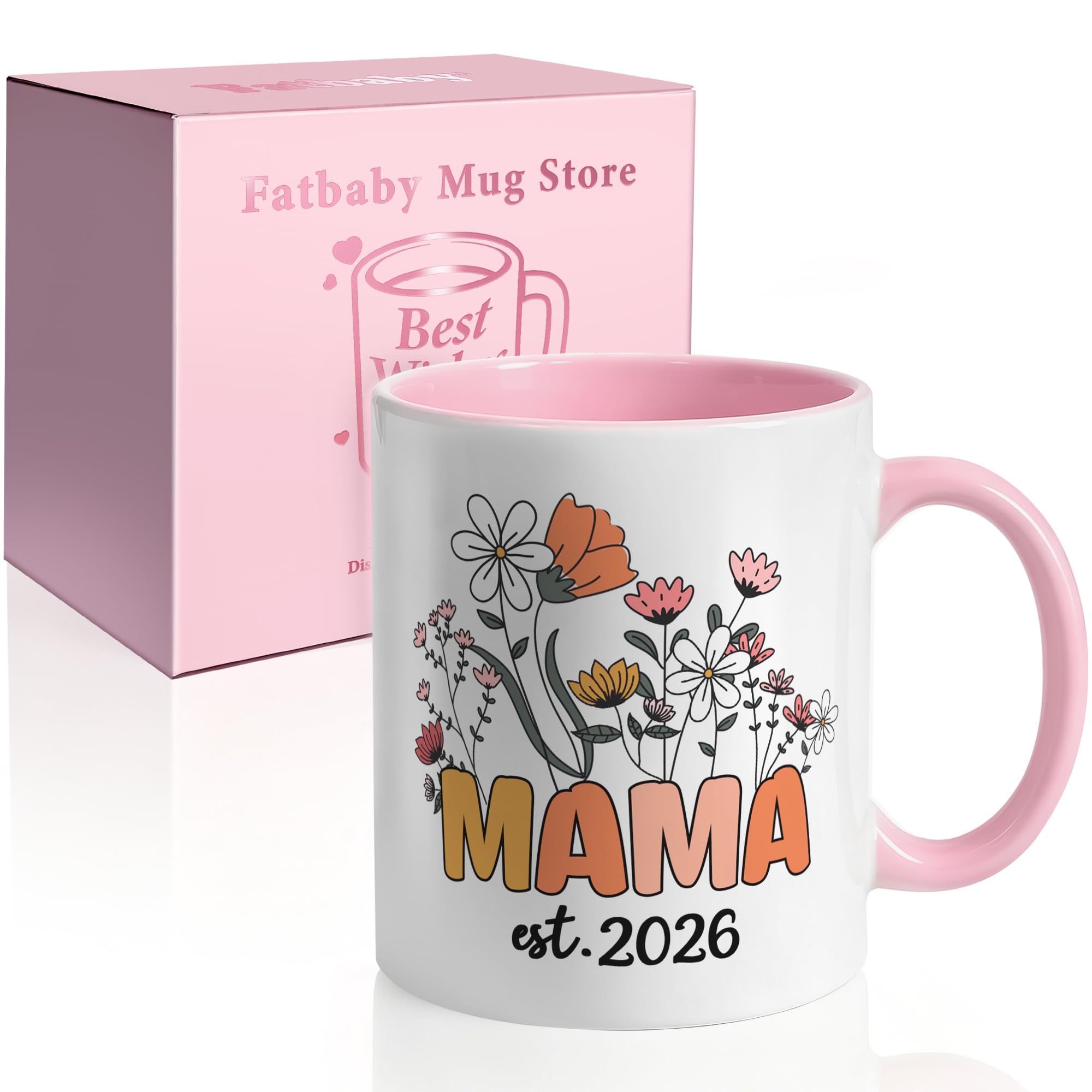 KT★mama Amazon.com: Mom Mug, Mama Est 2026, Mother's Day Baby Shower