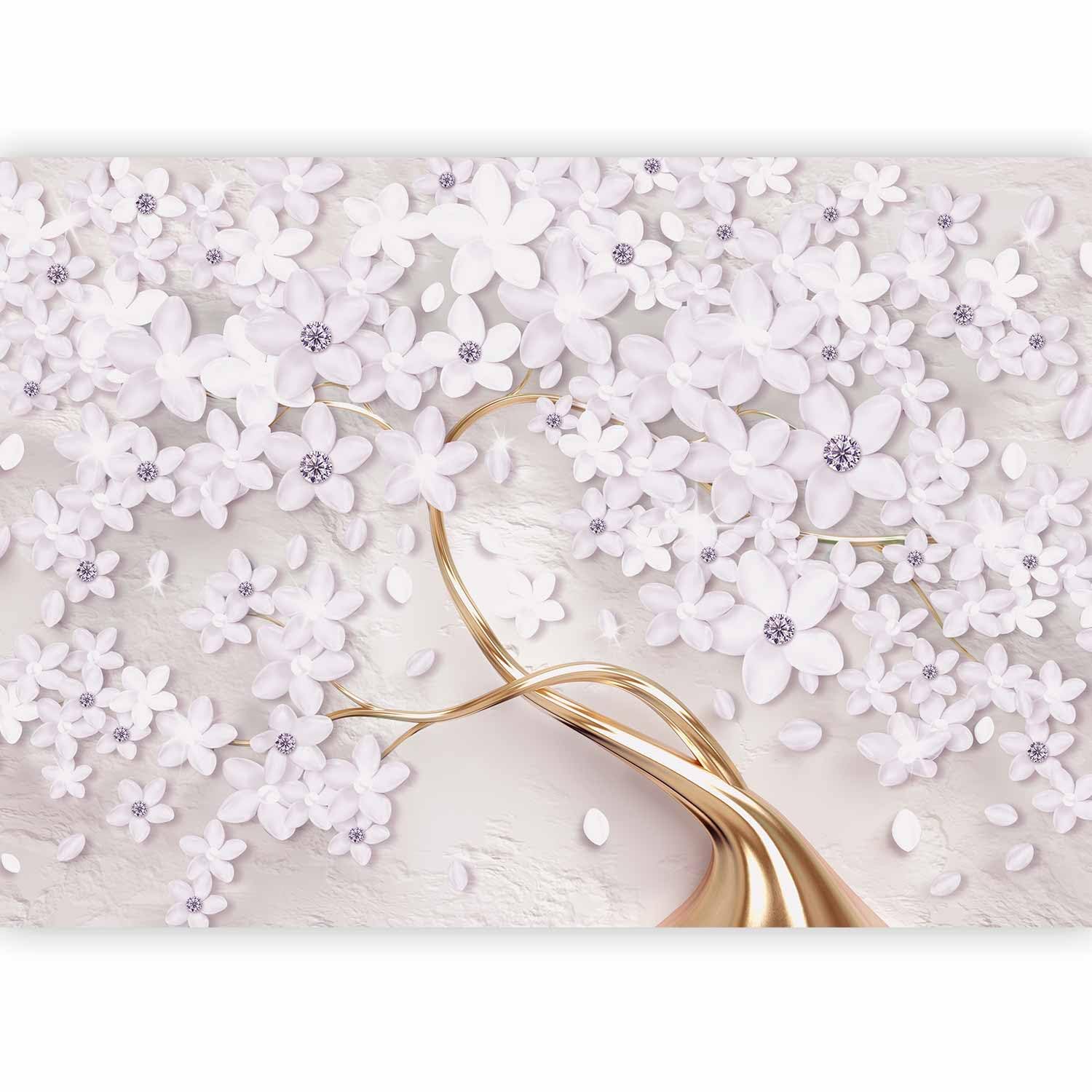 murando Photo Wallpaper Magnolias 147x105 cm / 57.9" x 41.3" Peel and Stick — image 1