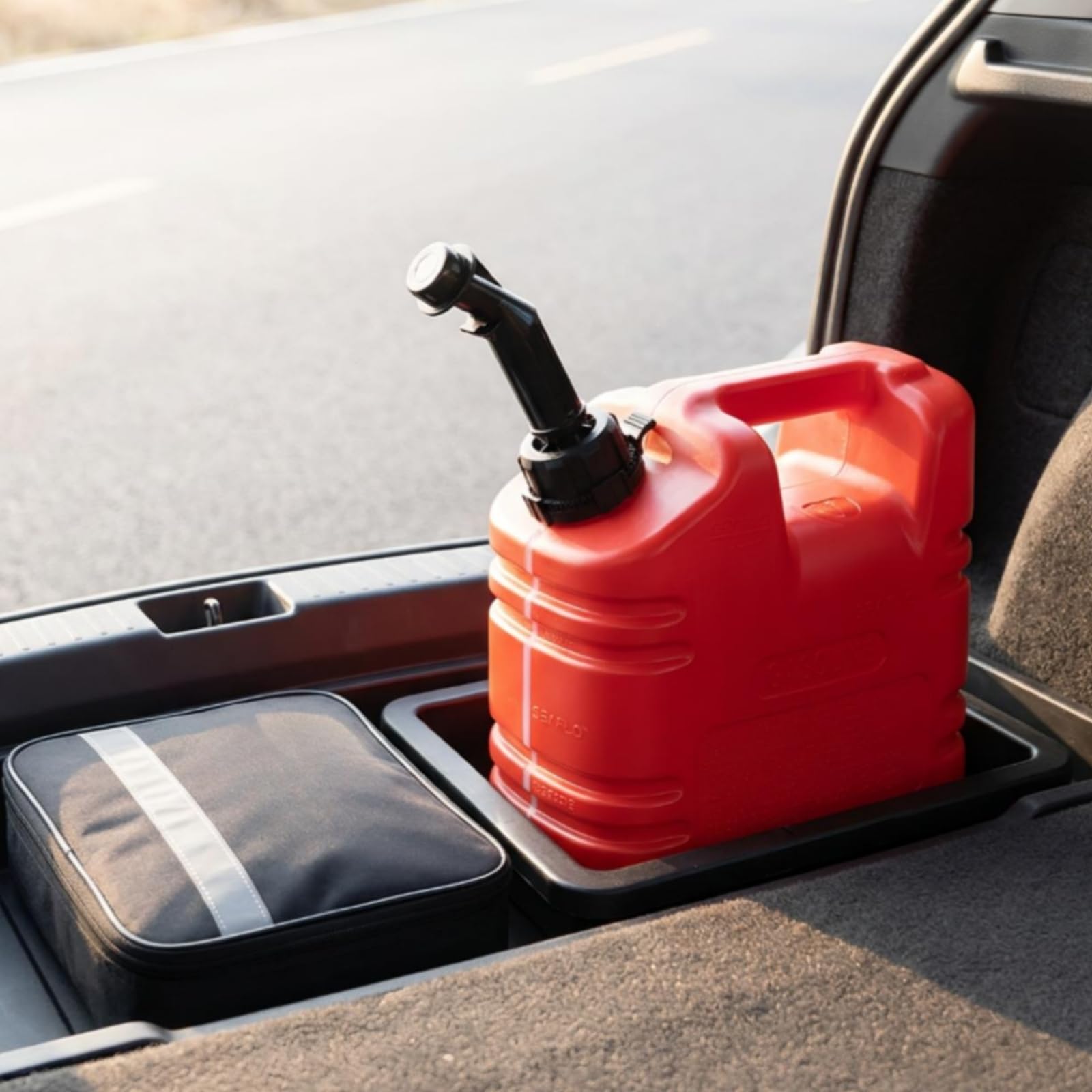 rockible Garrafa para Carburante con Vertedor, Amarillo, 10L