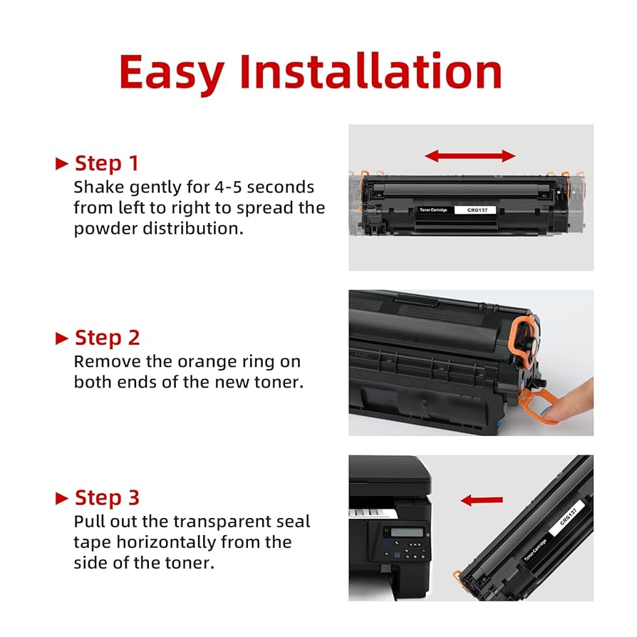 Compatible 137 Toner Cartridge Replacement for Canon 137
