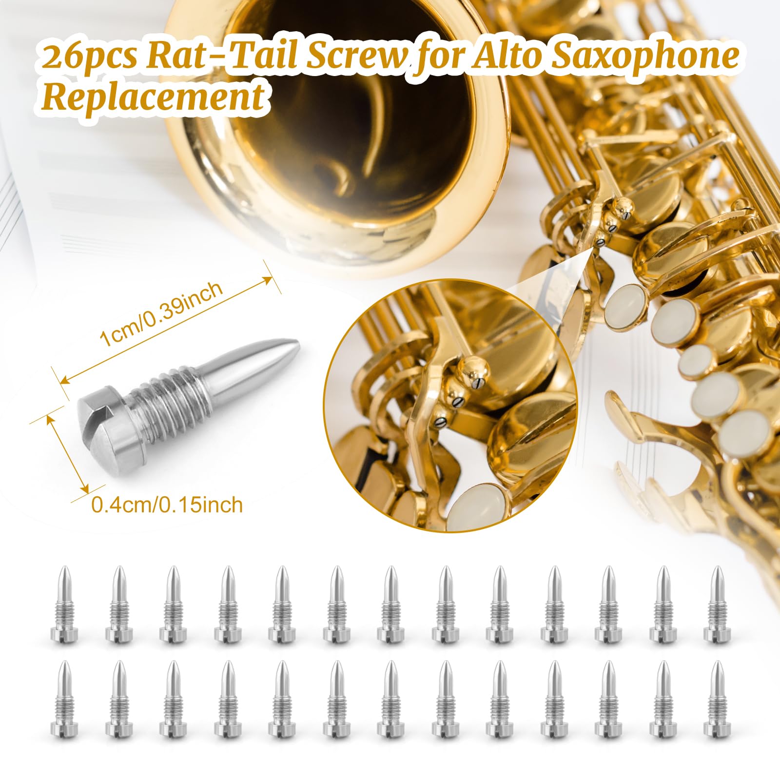 Amazon.com: 1 Set Alto Saxophone Repair Kit，Alto Saxophone Repair