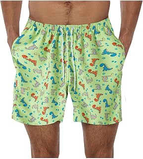 Summer Shorts Men Casual Quick Dry Beach Swim Shorts Shorts Comfortable Pyjama Shorts Men Walking Shorts Elasticated Waist Running Shorts with Phone Pocket Cycling Basketball Shorts for Men
