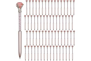 60 Pack of Pink Bulk Pens for Journaling, Office and School Supplies...