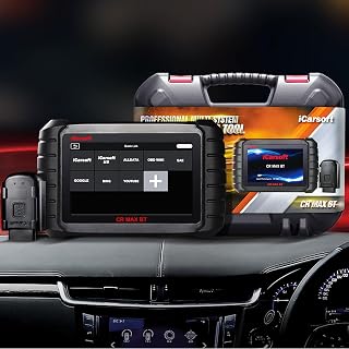 iCarsoft CR Max BT OBD2 Scan Tool, Automotive Diagnostic Tool Scanner for Car with Active Test, Full Reset Scanner Diagnostic Tool for All Vehicles
