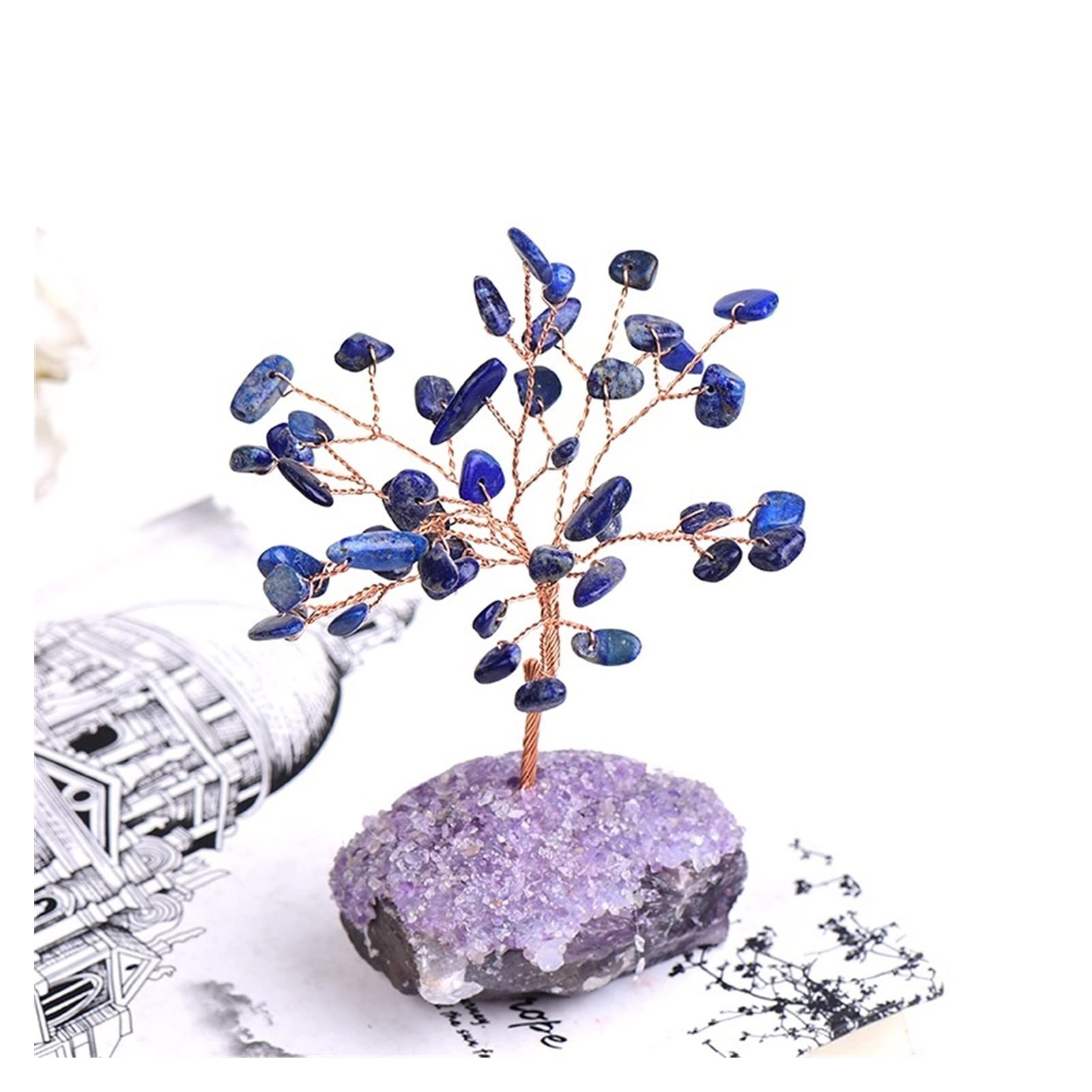 Arbre de cristal de quartz rose : le cadeau minéral idéal et zen