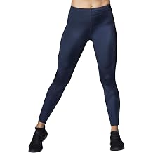 CW-X Women's Stabilyx Mid Rise Compression Tights, 125809A True Navy