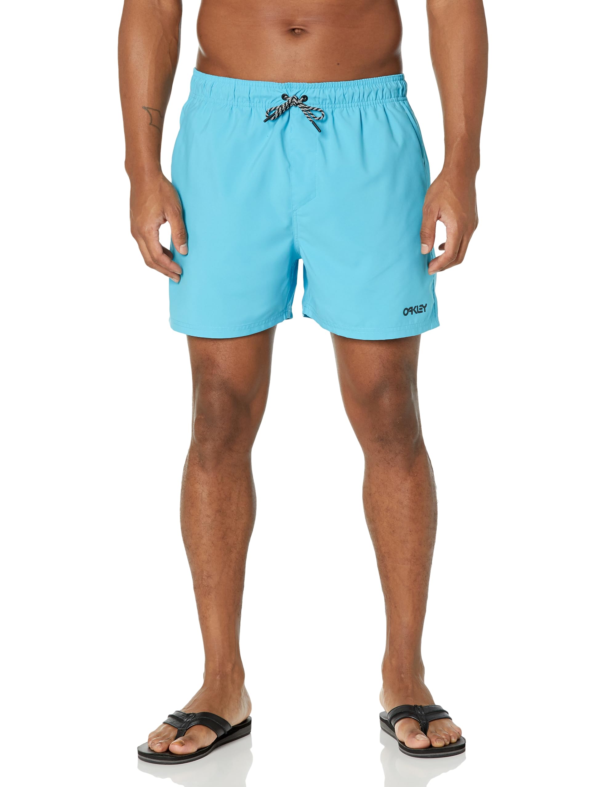 Oakley Men's Beach Volley 16" Beachshort Board Shorts, Bright Blue, Large