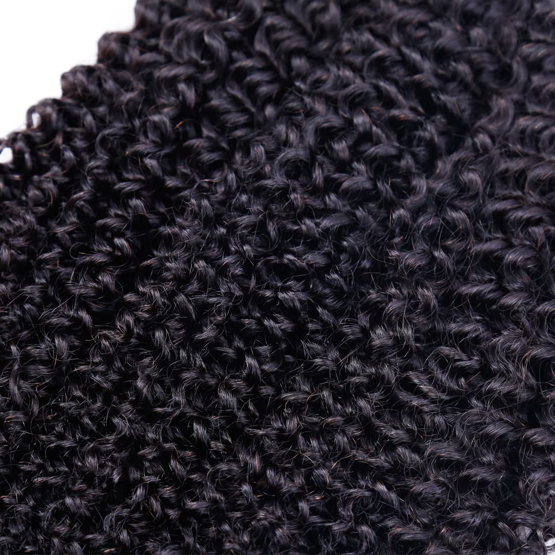Kinky Curly Human Hair Bundle 22 24 26 Brazilian Kinky Curly Weave Human Hair 3 Bundles Unprocessed Virgin Human Hair 100g/Bundle Natural Color