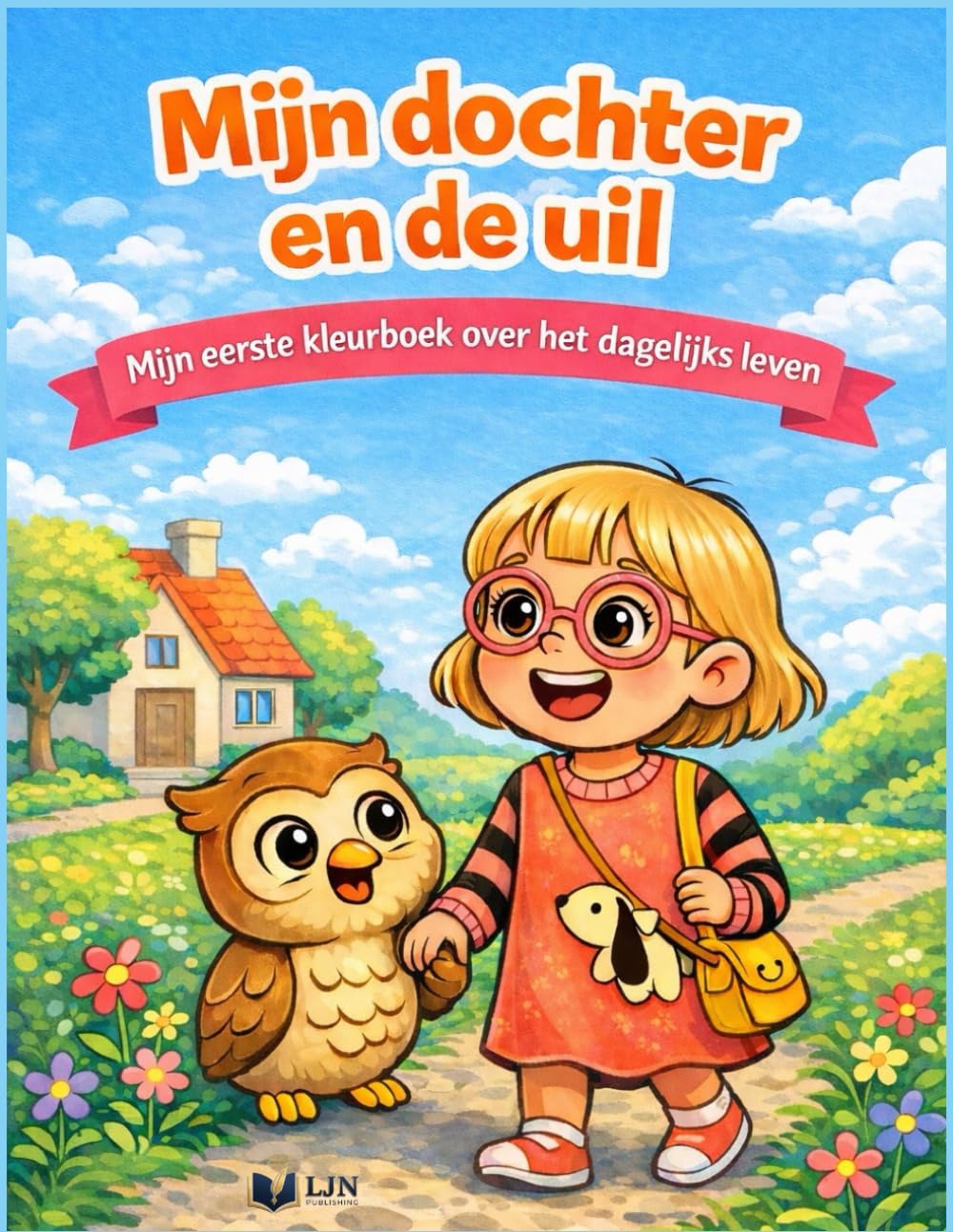 Mijn dochter en de uil: Een kleurboek over het dagelijks leven voor kinderen van 1 tot 4 jaar