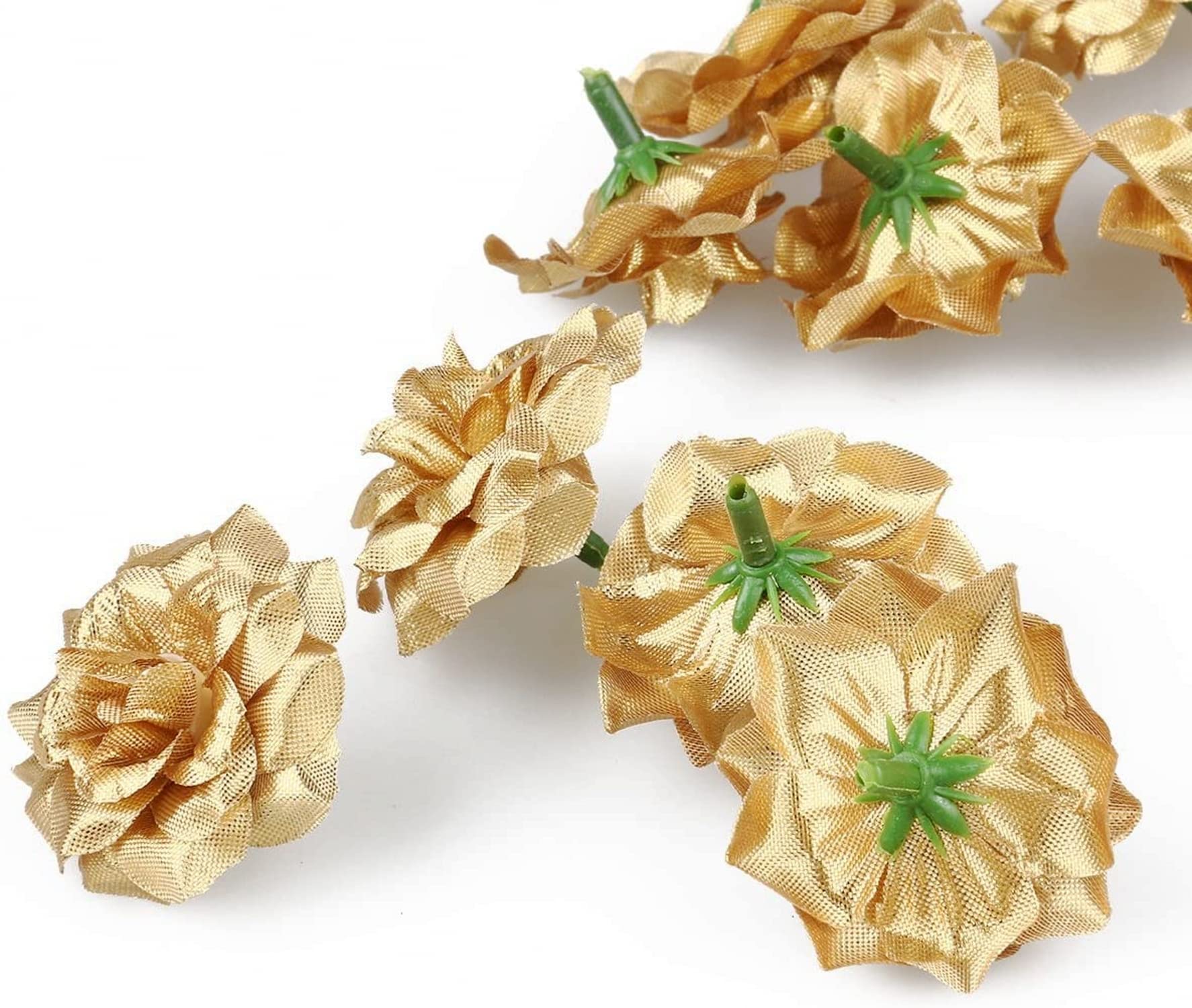 80 Stück Künstliche Blumenköpfe - Seidenblumen Für Deko & Handwerk