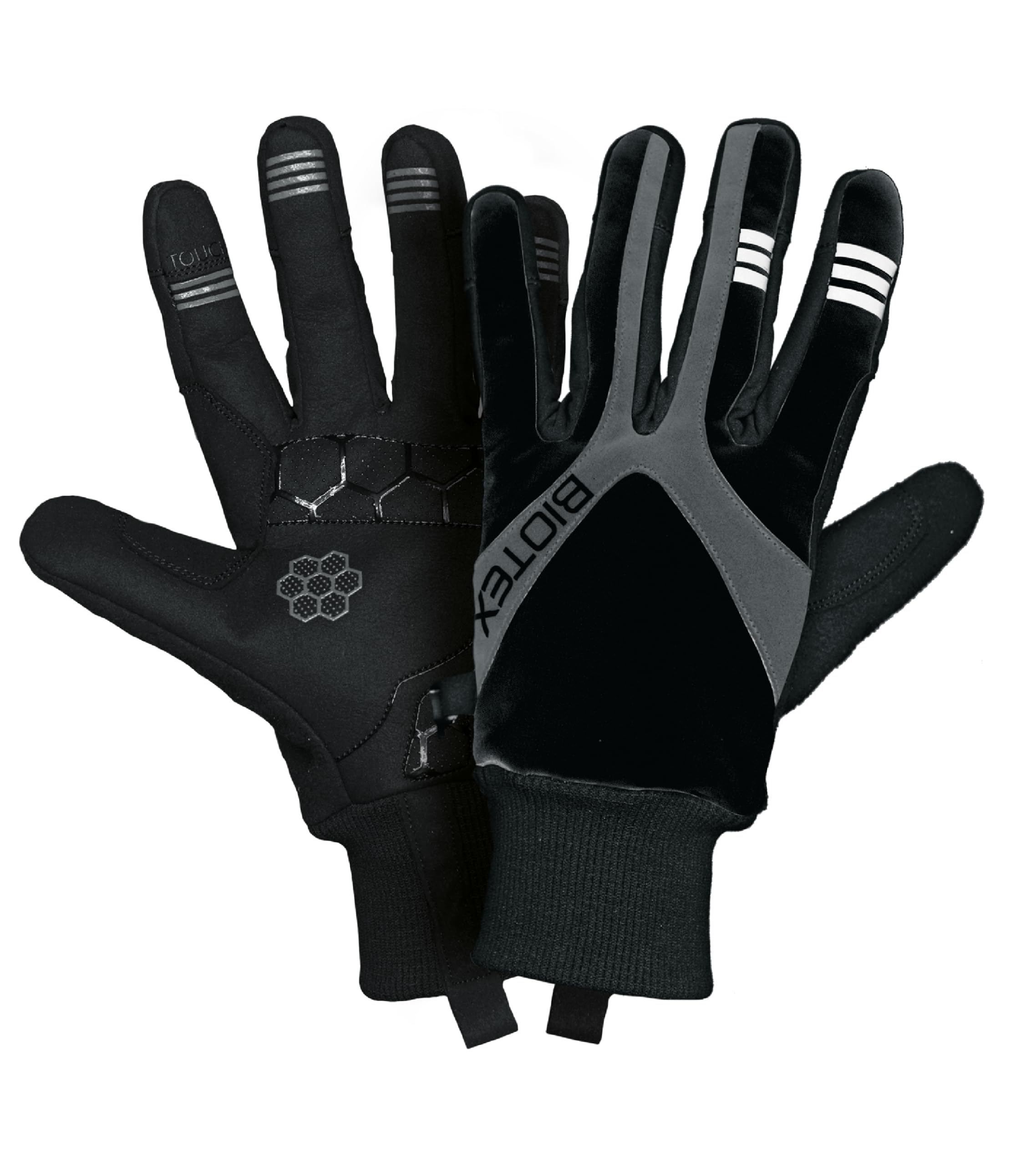 BIOTEX Guanti Artico Termico per l'Inverno, con Tecnologia Touchscreen, Intimo Tecnico Sportivo, ideale per Ciclismo e MTB