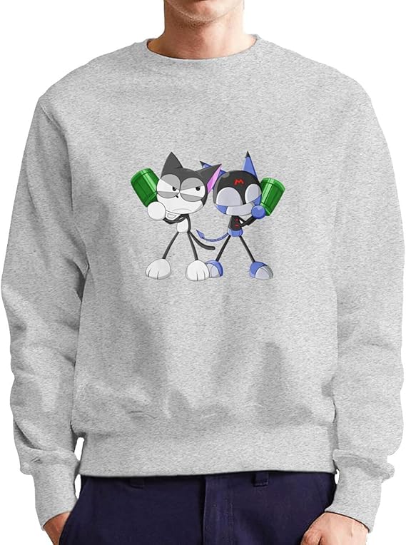 Amazon Co Jp サイボーグクロちゃん ジャケット 長袖 柔らかく快適 スウエットスポーツ ジュアル プルオーバー トパーカー 男女兼用 カップル カジュアル 防寒 応援服ラウンドネックセーター ファッション