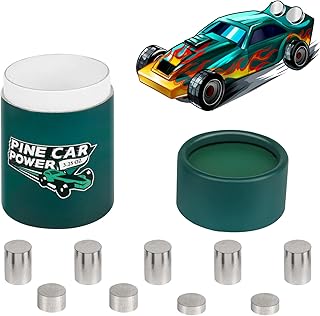 Pinewood Derby Weights, 3.25oz Tungsten Weights Kits, 3 Sizes of Incremental Cylinders for Pinewood Car