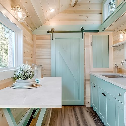 Miniatura 261 de Kaboon Mesa universal de 45.67 x 23.62 pulgadas, escritorio sólido de una pieza, encimera de melamina reversible, escritorios dobles, escritorio en