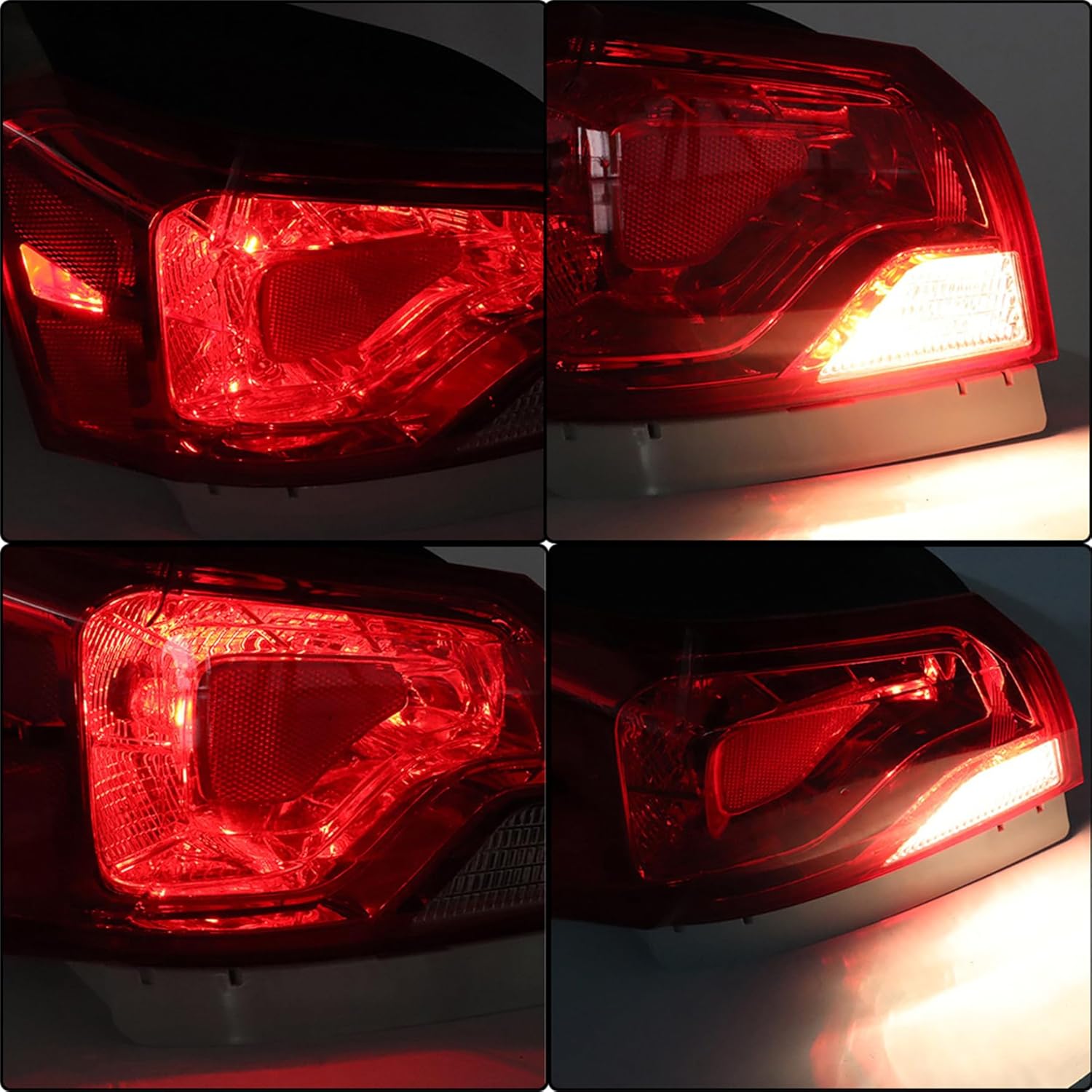 WFLNHB Left Side Tail Light Assembly Replacement for Impala 2014-2020 Driver Side Rear Brake Lamp 84527172 GM2804116