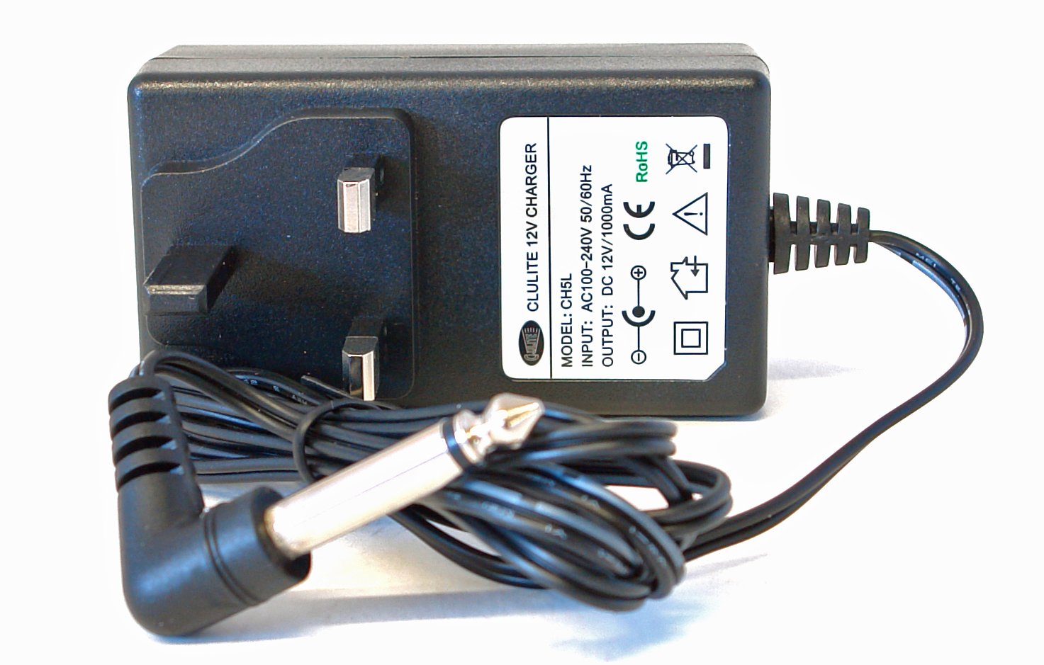 Mains 12v Charger 6mm Jack Plug 1000m/a