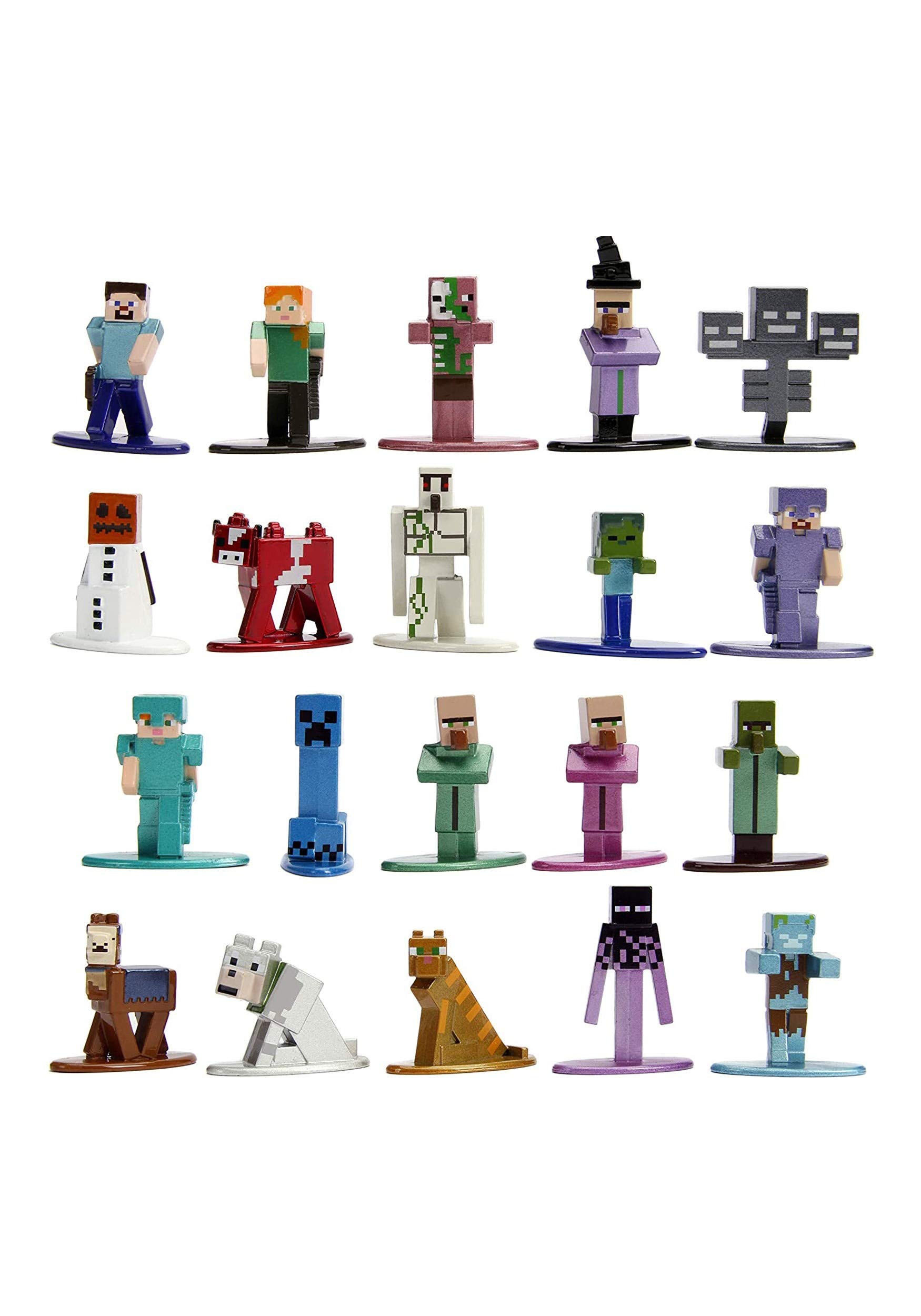Jada Toys Minecraft 1.65" Die-cast Metal Collectible Figurine 20-Pack Wave 2, Toys for Kids and Adults, Multi (30770) (B07VP693QY) Amazon Price History, Amazon Price Tracker