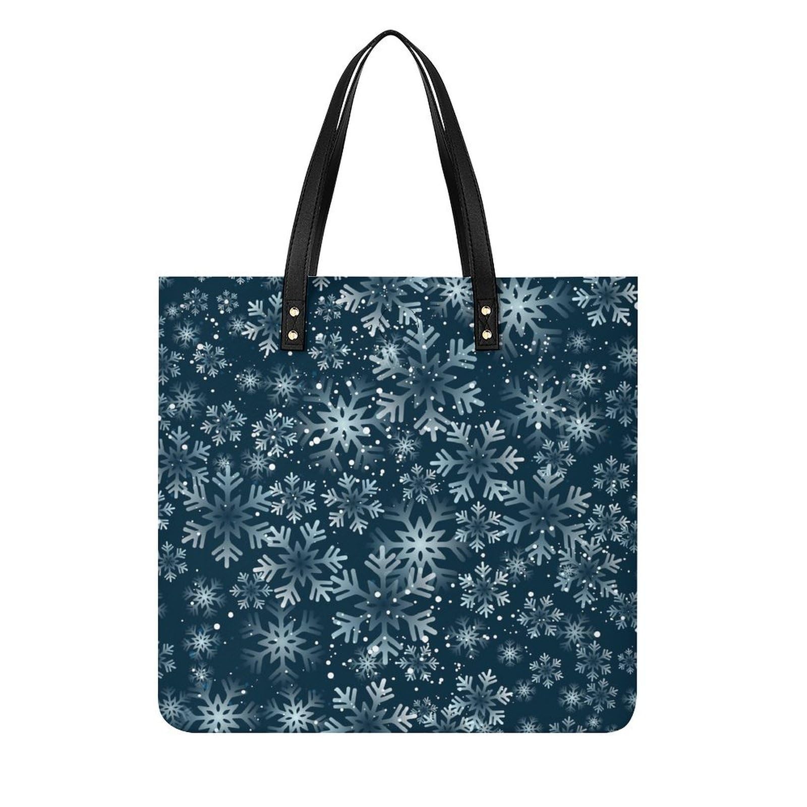 Sac cabas shopper flocons de neige pour éviter le manque de place - 8