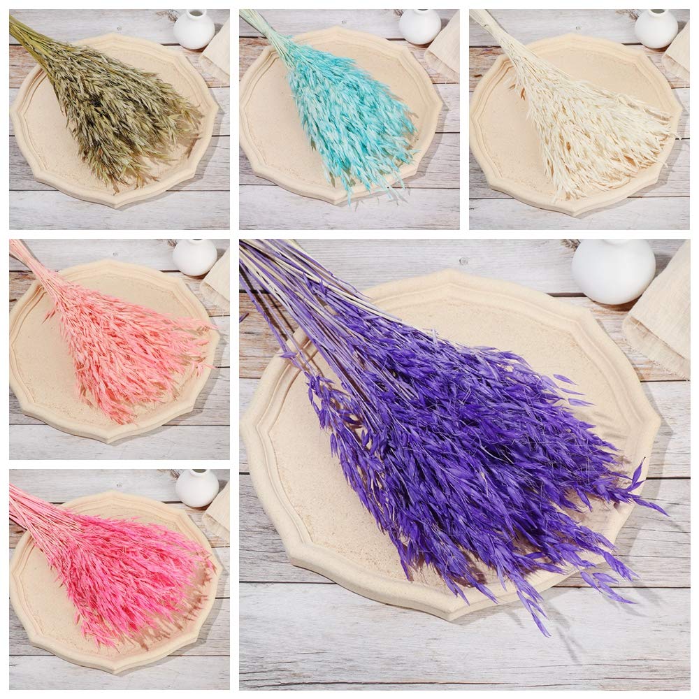 Sztuczna trawa Pampas, Trawa Pampasowa Suszone Kwiaty Wielokolorowe 40-55cm 25/50 szt(Pink-25pcs)