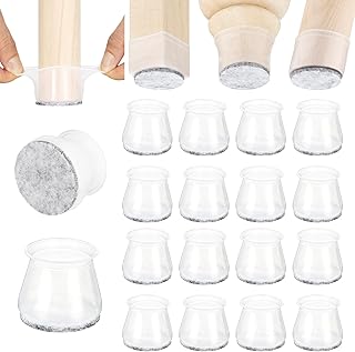 Aneaseit Silicone Chair Leg Floor Protectors, Felt Furniture Pads for Hardwood Floors, Rubber Chair