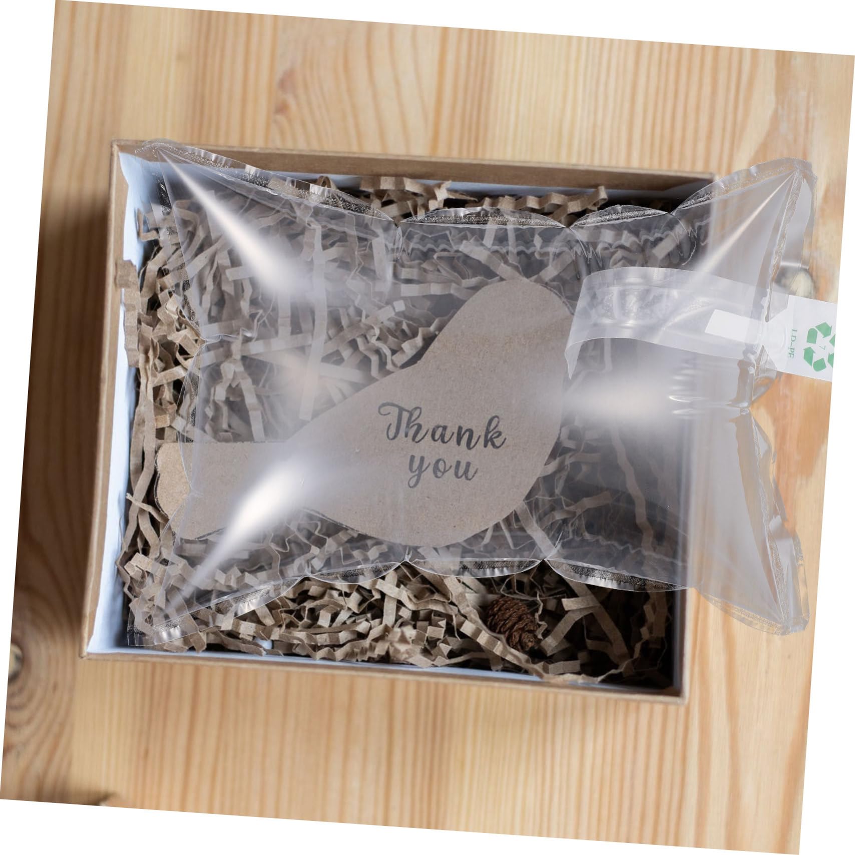 Angoily Lot De 100 Paquets D’emballage Gonflables 25x40 Cm, Film à Bulles Anti-collision Recyclable Pour Protection D’objets Fragiles En Expédition Et Emballage Sécurisé