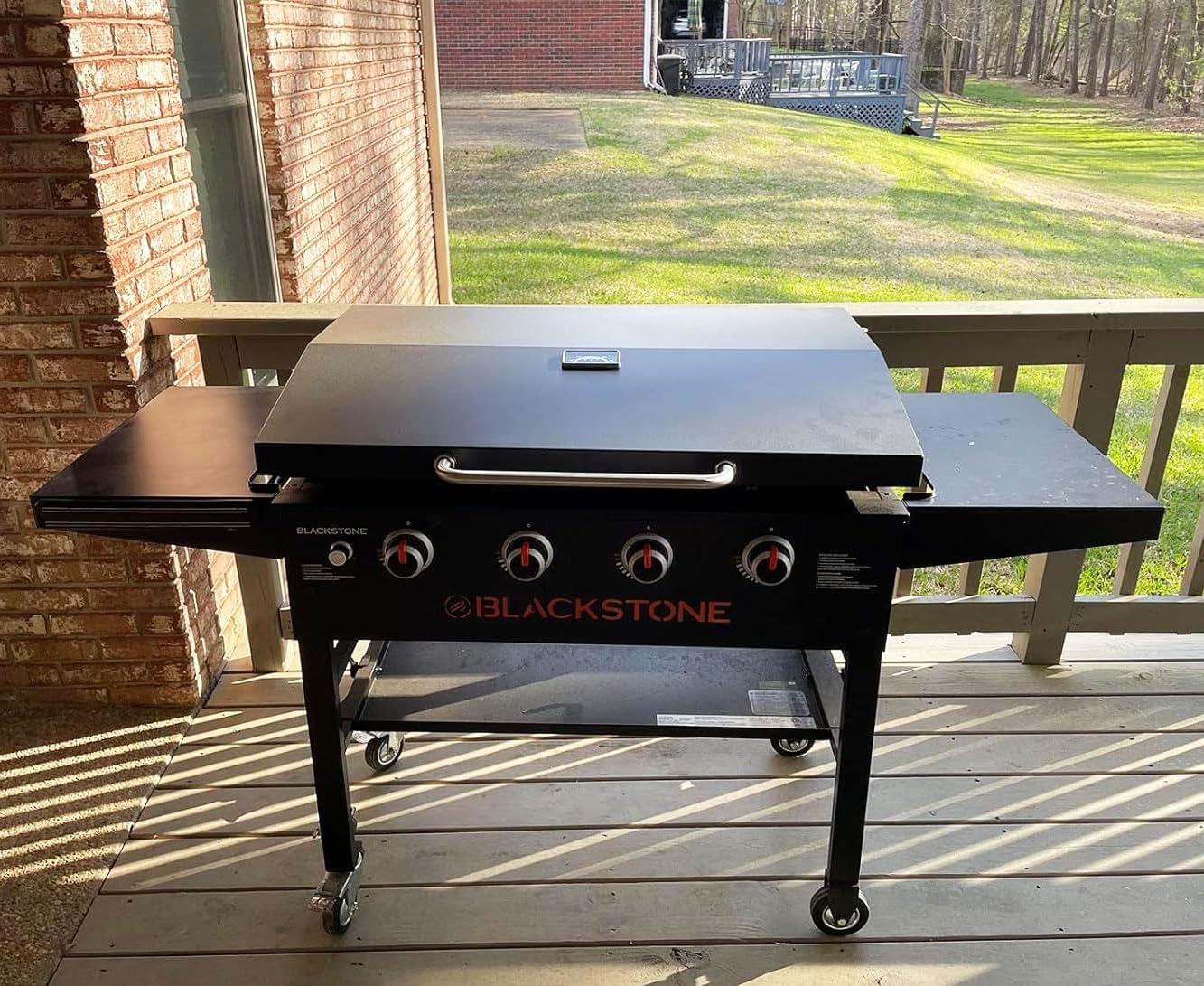 Upgrade Griddle Lid for Blackstone 5856 Omnivore 36" Griddle Hood, Hinged Lid for Blackstone1554 2177 2266 and More Blackstone Flat Top Original Grills
