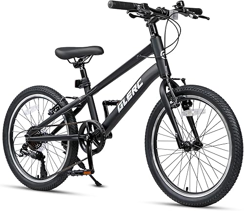 Glerc 20 24 Inch Kids Bike, 7-Speed Kids Bicycle for Boys & Girls Ages 6-15, Mesa Children Bicycle with Dual Brakes and Kickstand, Multiple Colors