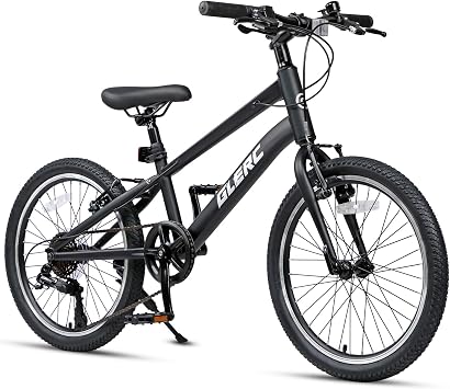 Glerc 20 24 Inch Kids Bike, 7-Speed Kids Bicycle for Boys & Girls Ages 6-15, Mesa Children Bicycle with Dual Brakes and Kickstand, Multiple Colors