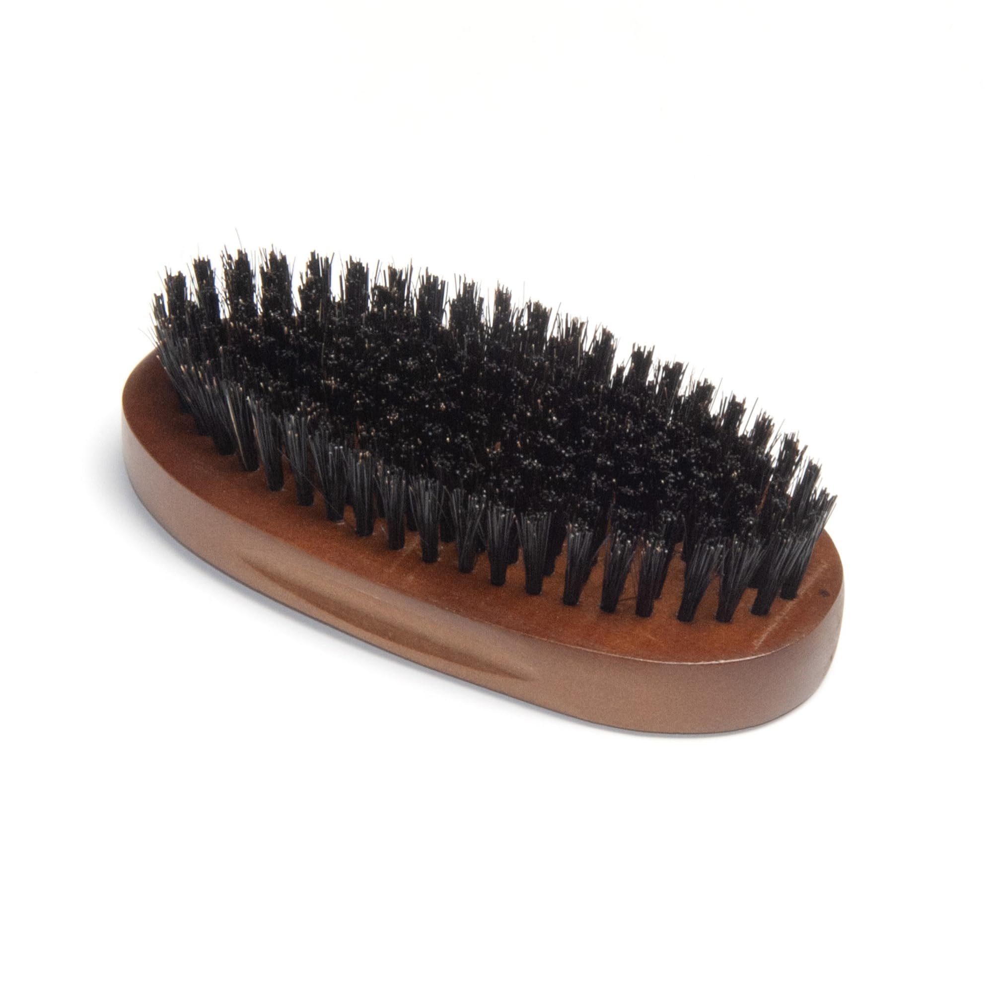 Diane Reinforced Boar Bristle Military Wave Brush for Men and Barbers – Medium Bristles for Thick and Curly Hair – Use for Detangling, Smoothing, Wave