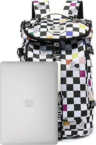 Miniatura 225 de Bolsa de lona para gimnasio, 4 vías, impermeable, con compartimento para zapatos, para viajes, deporte, senderismo, laptop, Cielo estrellado