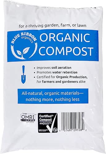 Ribbon Organics OMRI Certified Organic Compost Size: 7.9 Gallons, 32-35