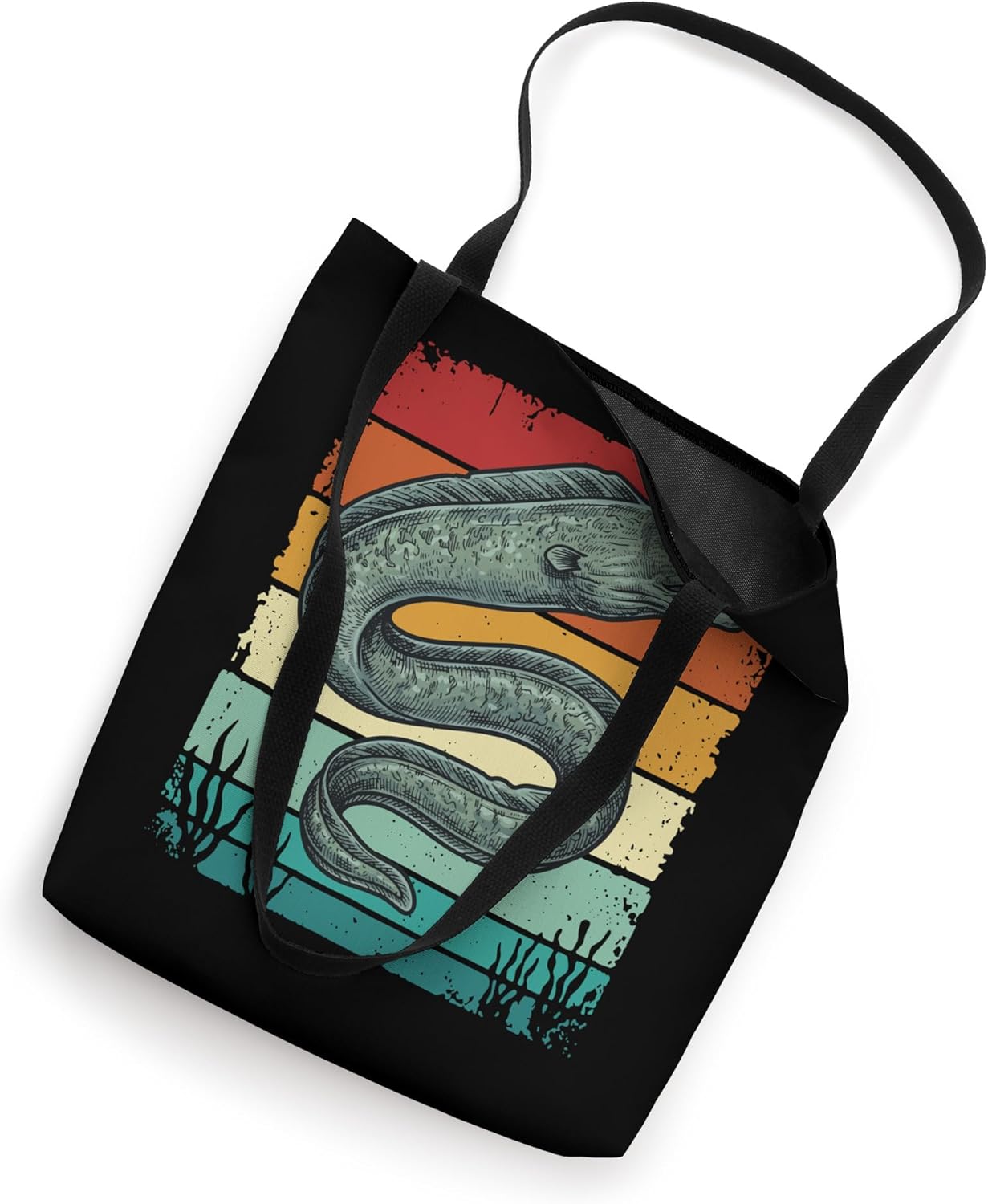 Moray Eel Retro Tote Bag