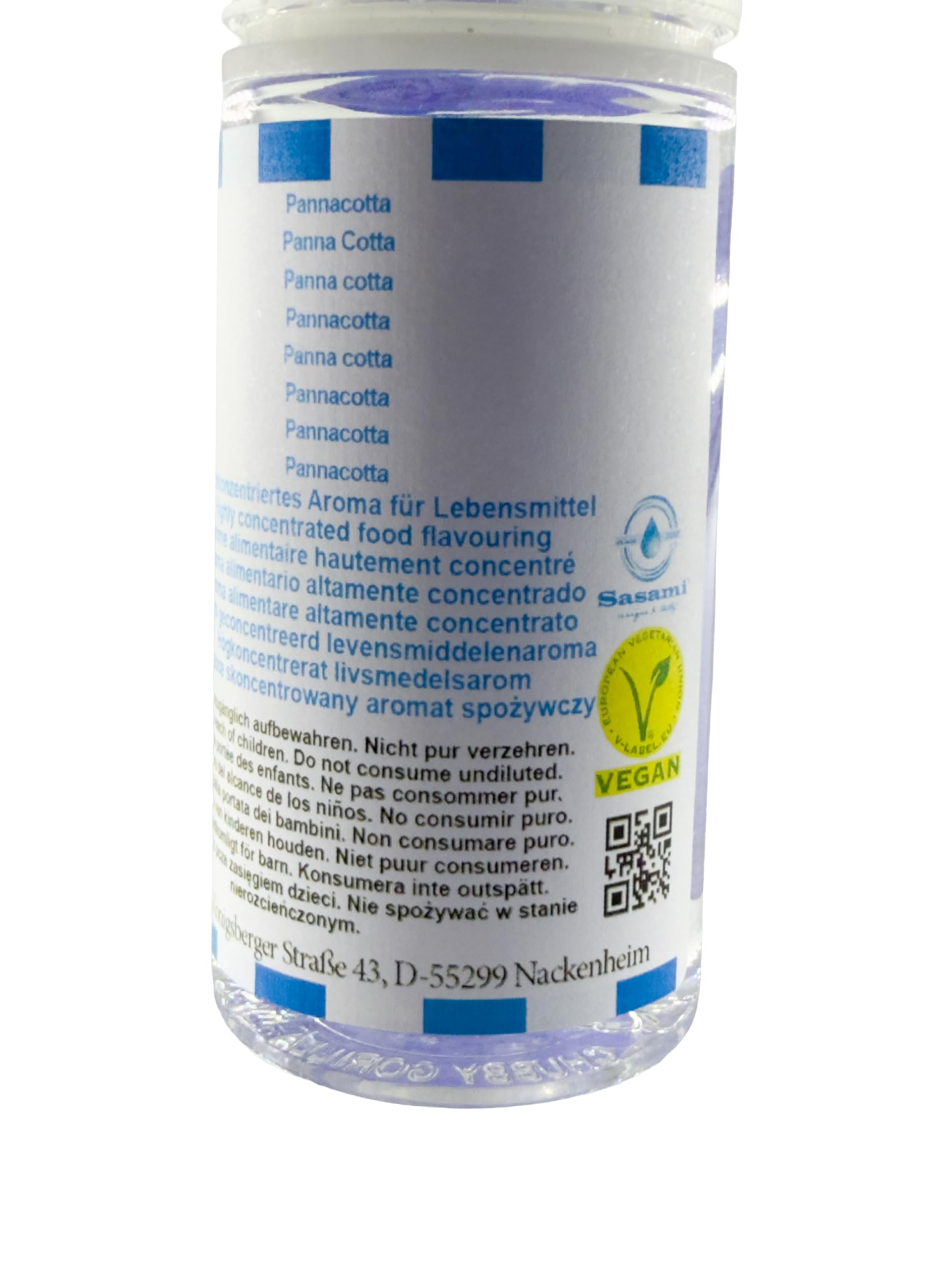 Pannacotta aroma concentrado - Vegano - Sasami - 10ml