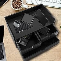 Vista 7 de Organizador de escritorio con cajones, organizador de cajones para encimera, cajones para escritorio, hogar, oficina, espacio de trabajo, artículos