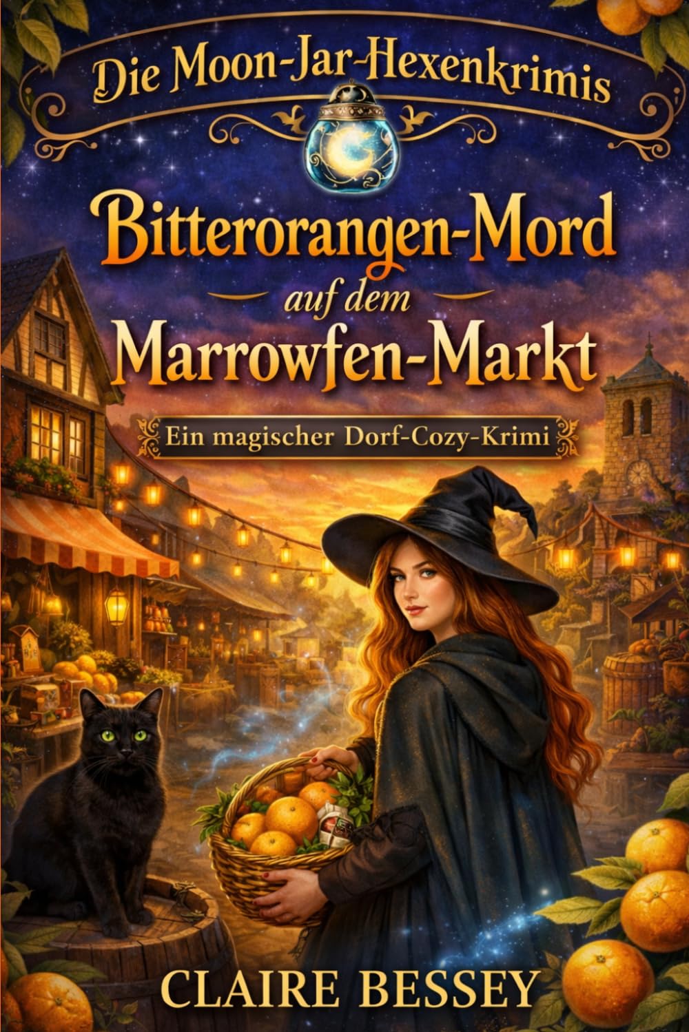 Bitterorangen-Mord auf dem Marrowfen-Markt: Ein magischer Dorf-Cozy-Krimi (Die Moon-Jar-Hexenkrimis)