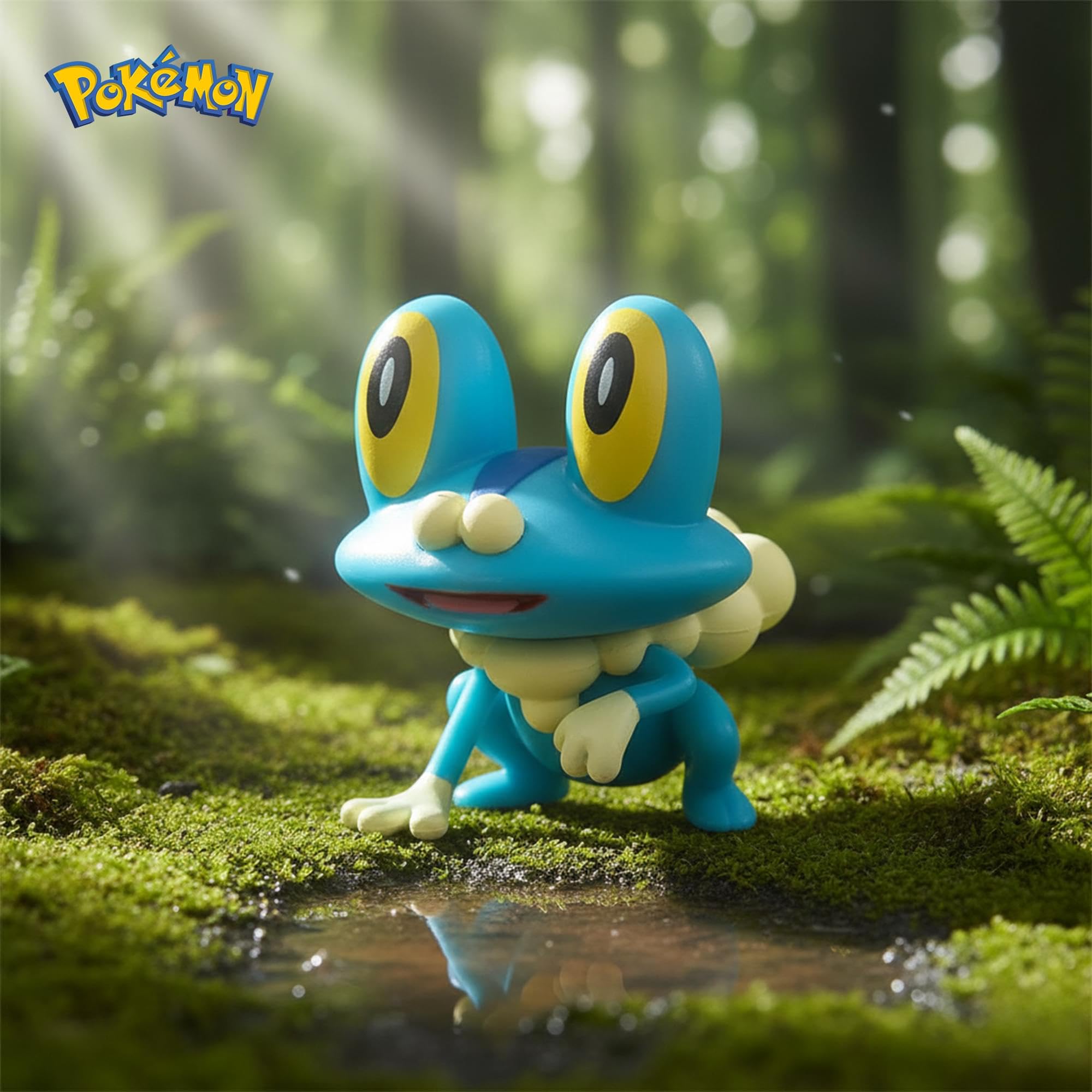 Pokémon PKW3133 – Clip'n'Go Poké Balls – Froxy & Pokéball Ufficiale Poké Ball con Personaggio di 5 cm