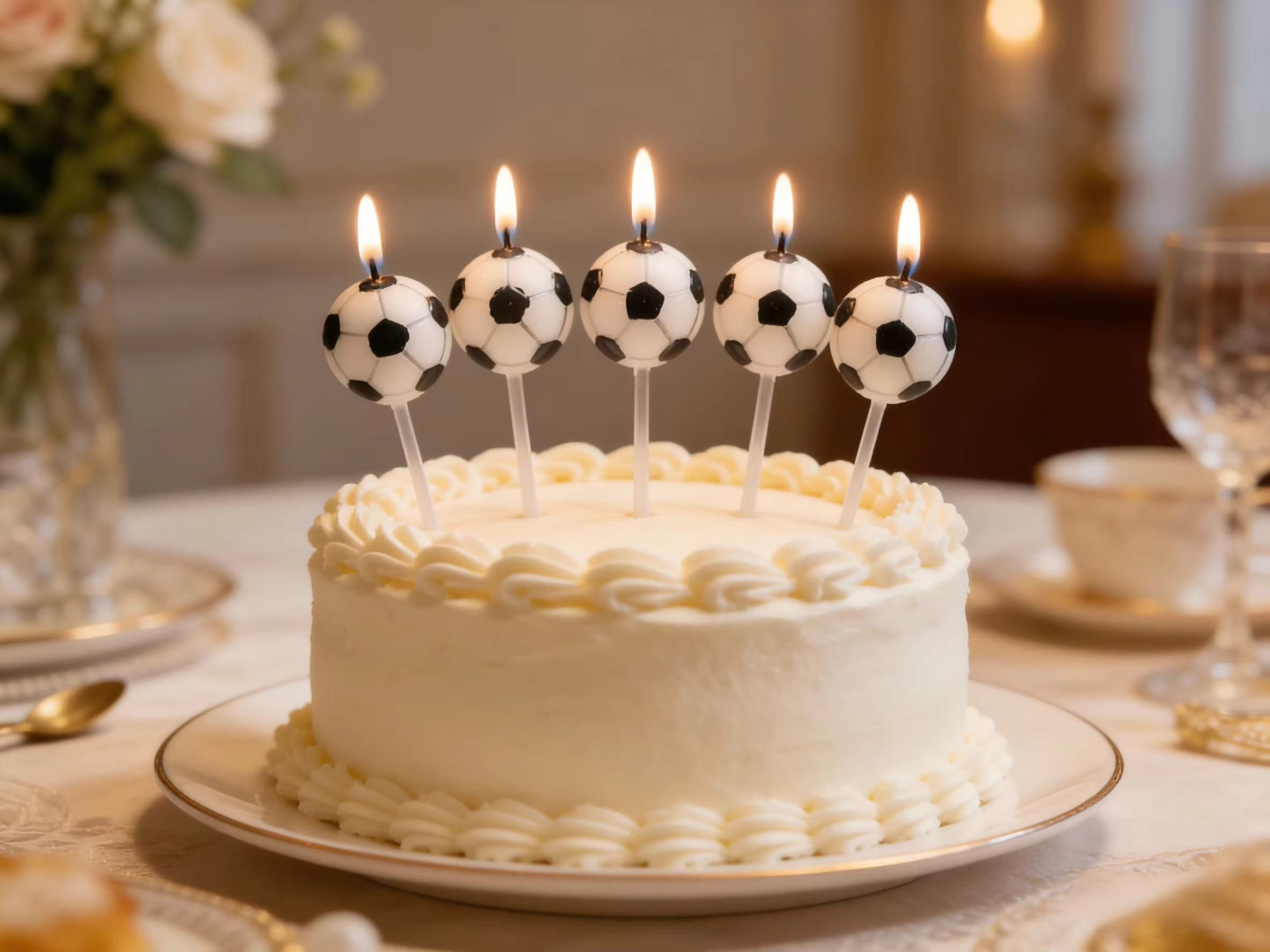 10Pcs Football Cake Candles Decoration Soccer Ball Birthday Party Supplies for Kids Home Decoration-picture-14