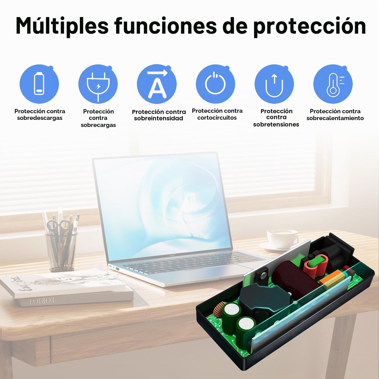 Cargador de portátil MXJFYY de 240 W para ASUS ROG Strix G15 G17 G513QM G513QR G713QR ROG Strix Scar 15 17 G533 G733 G733QM ROG Zephyrus M16 GU603,para ASUS ROG Zephyrus S17 S15 M16 G15【6,0 x 3,7 mm】