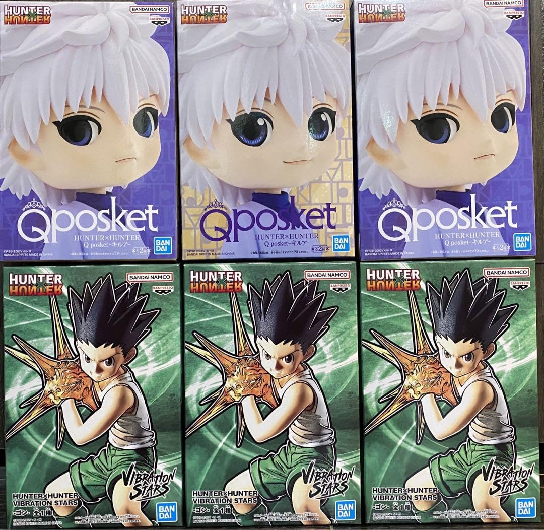 Amazon.co.jp: HUNTER×HUNTER フィギュア 6点まとめ売り