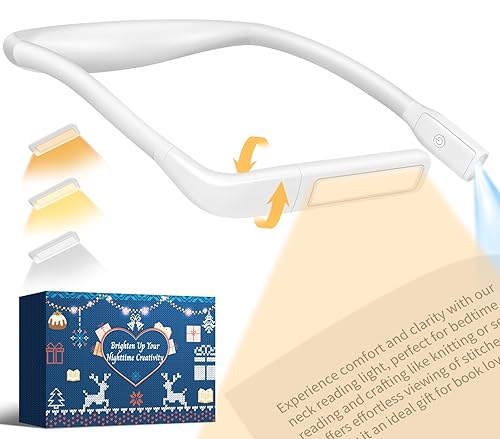 Neck Light Book Lovers Gifts: Crochet Accessories Knitting Gifts for